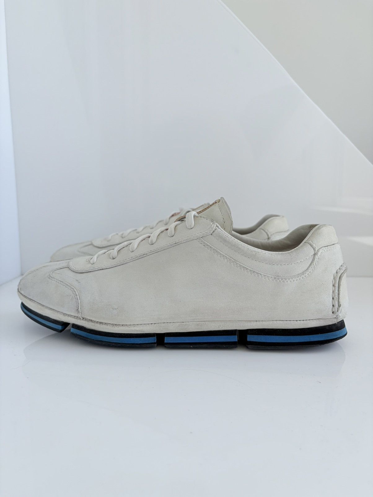 Prada Prada Sport Baskets Sneakers Americas Cup Leather Shoes Size US 9 / EU 42 - 6 Thumbnail
