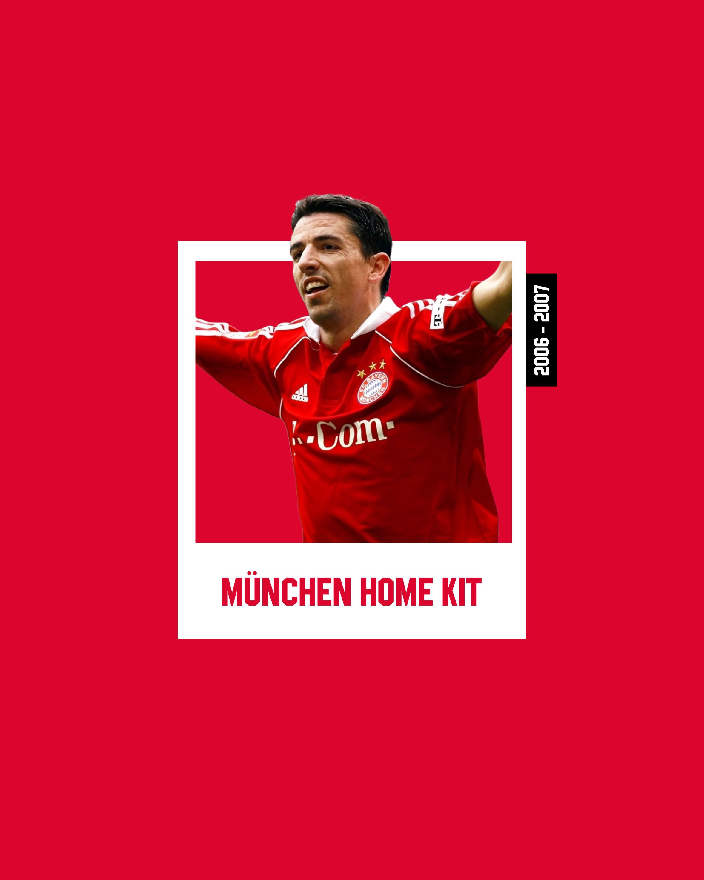 Adidas Bayern Munich Home Kit 2006 2007 Size US L / EU 52-54 / 3 - 8 Thumbnail