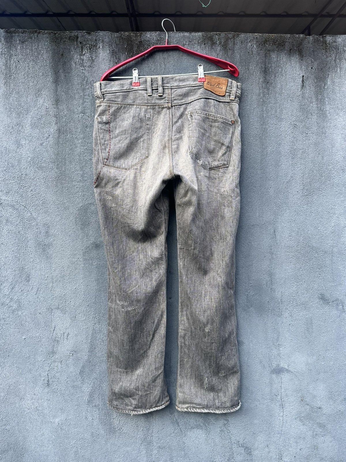 Paul Smith Red Ear 👹Vintage THRASHED Paul Smith X Red Ear Baggy Jeans Size US 32 / EU 48 - 9 Thumbnail
