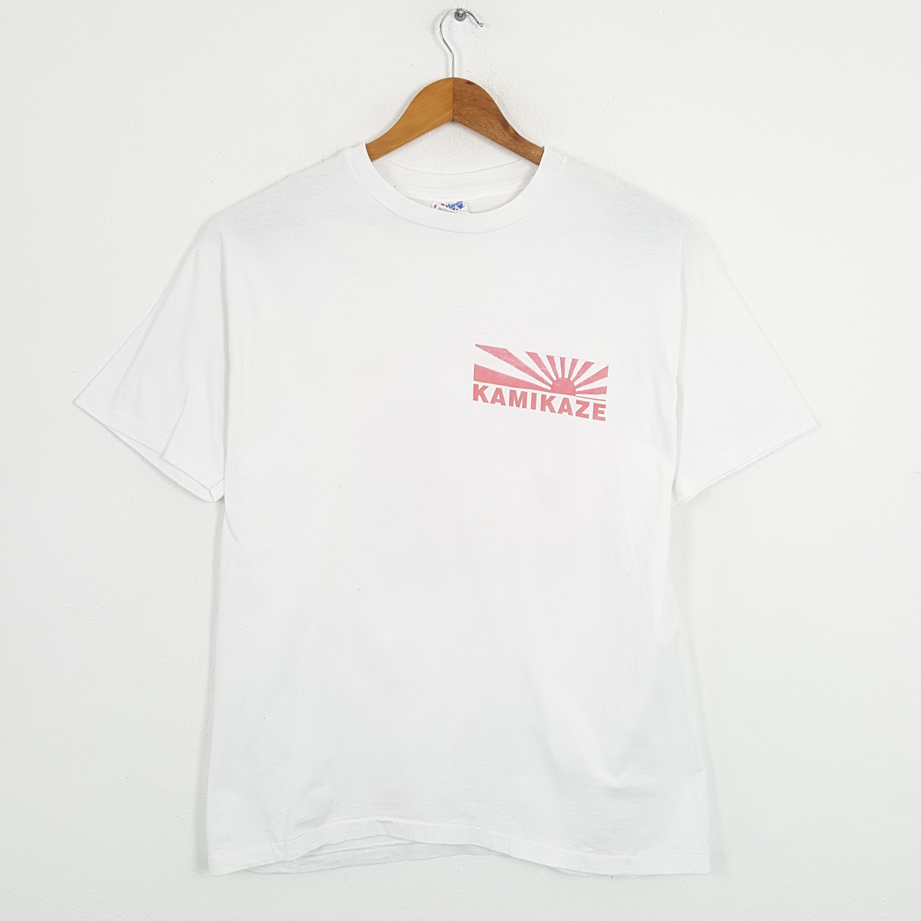Japanese Brand × Vintage Vintage 90's KAMIKAZE Japanese Gangster T-Shirts Size US XL / EU 56 / 4 - 3 Thumbnail
