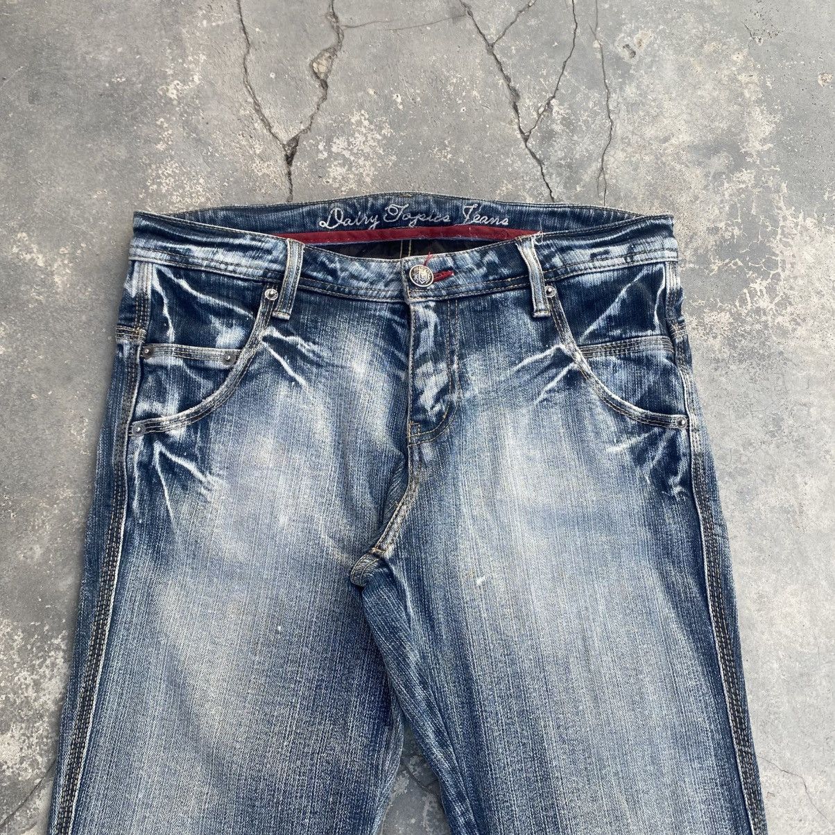 14th Addiction × If Six Was Nine × Japanese Brand DAILY TOPICS THUNDER FLARE Stretchable Jeans Size US 30 / EU 46 - 1 Thumbnail