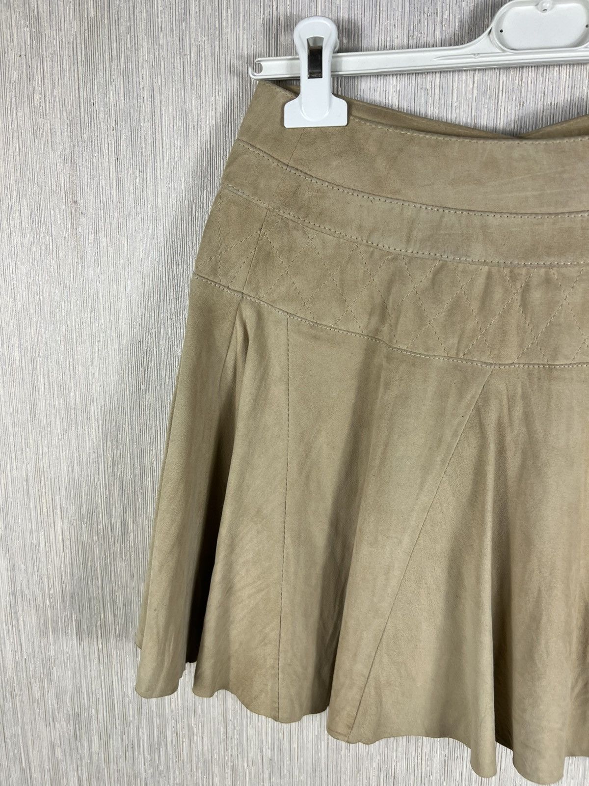 Roberto Cavalli Vintage 90s Roberto Just Cavalli y2k leather mini skirt Size 28" / US 6 / IT 42 - 14 Thumbnail