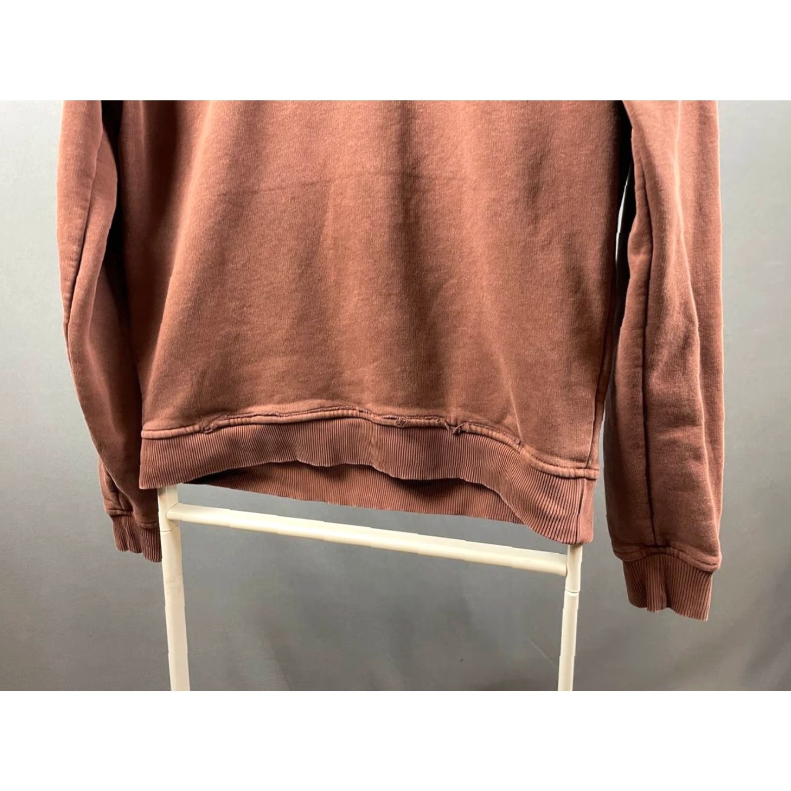 Fubu FUBU Hoodie Mens Brown Cotton Long Sleeve Pullover Drawstring S Size Regular Logo Pockets Size US S / EU 44-46 / 1 - 4 Thumbnail