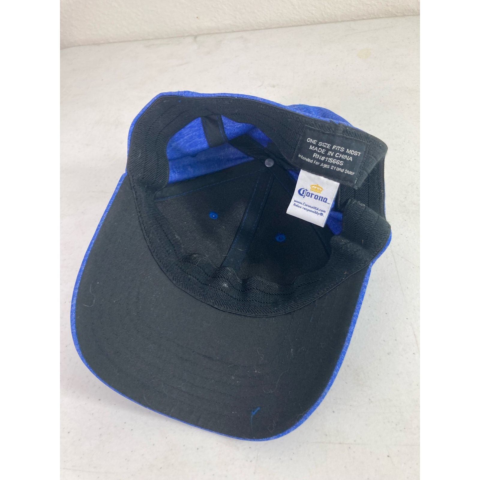 Other Corona Extra Hat Unisex Adult Blue Stylish Beer Branded Size ONE SIZE - 8 Thumbnail