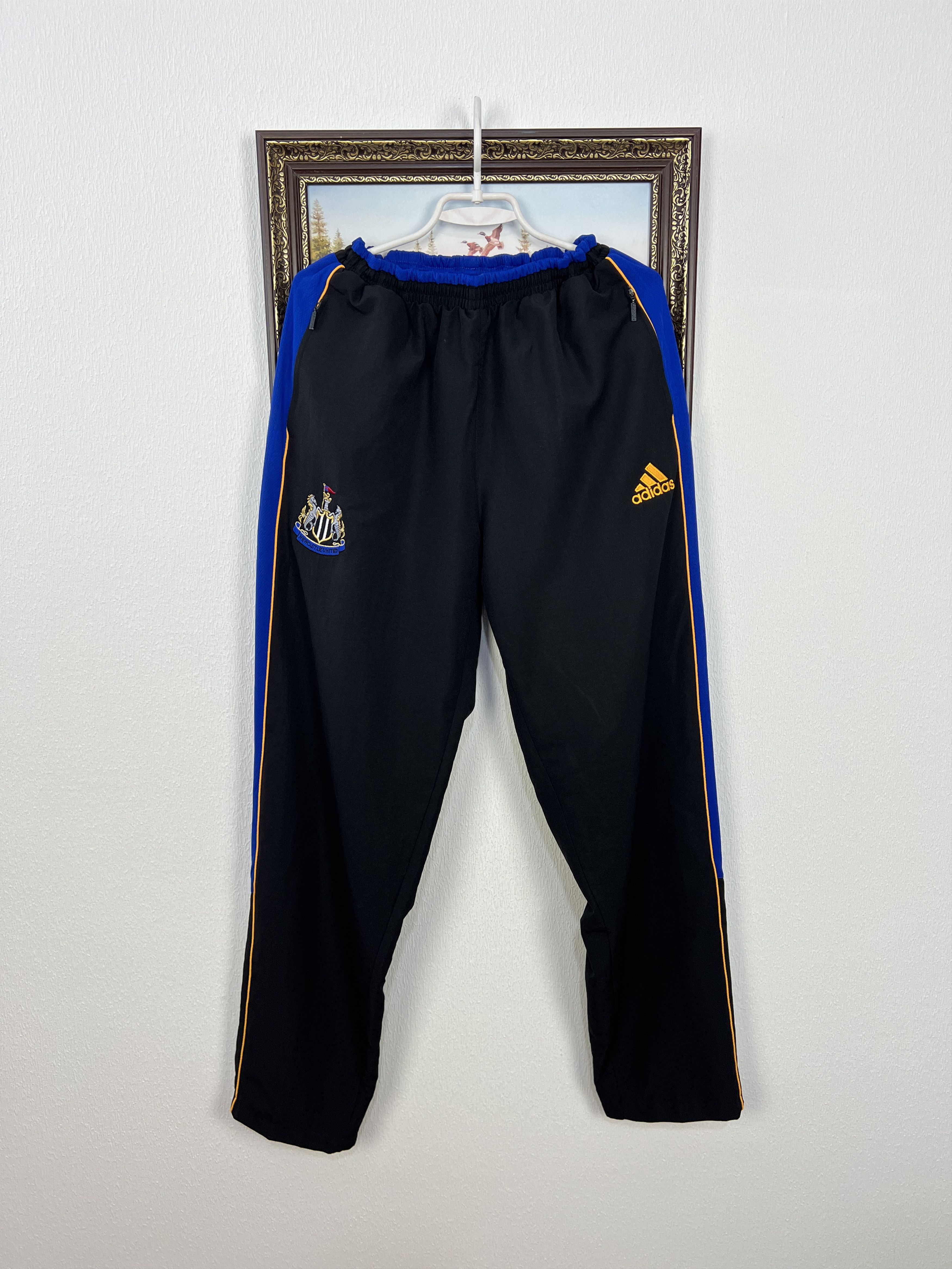 Adidas Vintage 90's Adidas Newcastle United Football Pants Soccer L Size US 34 / EU 50 - 1 Thumbnail