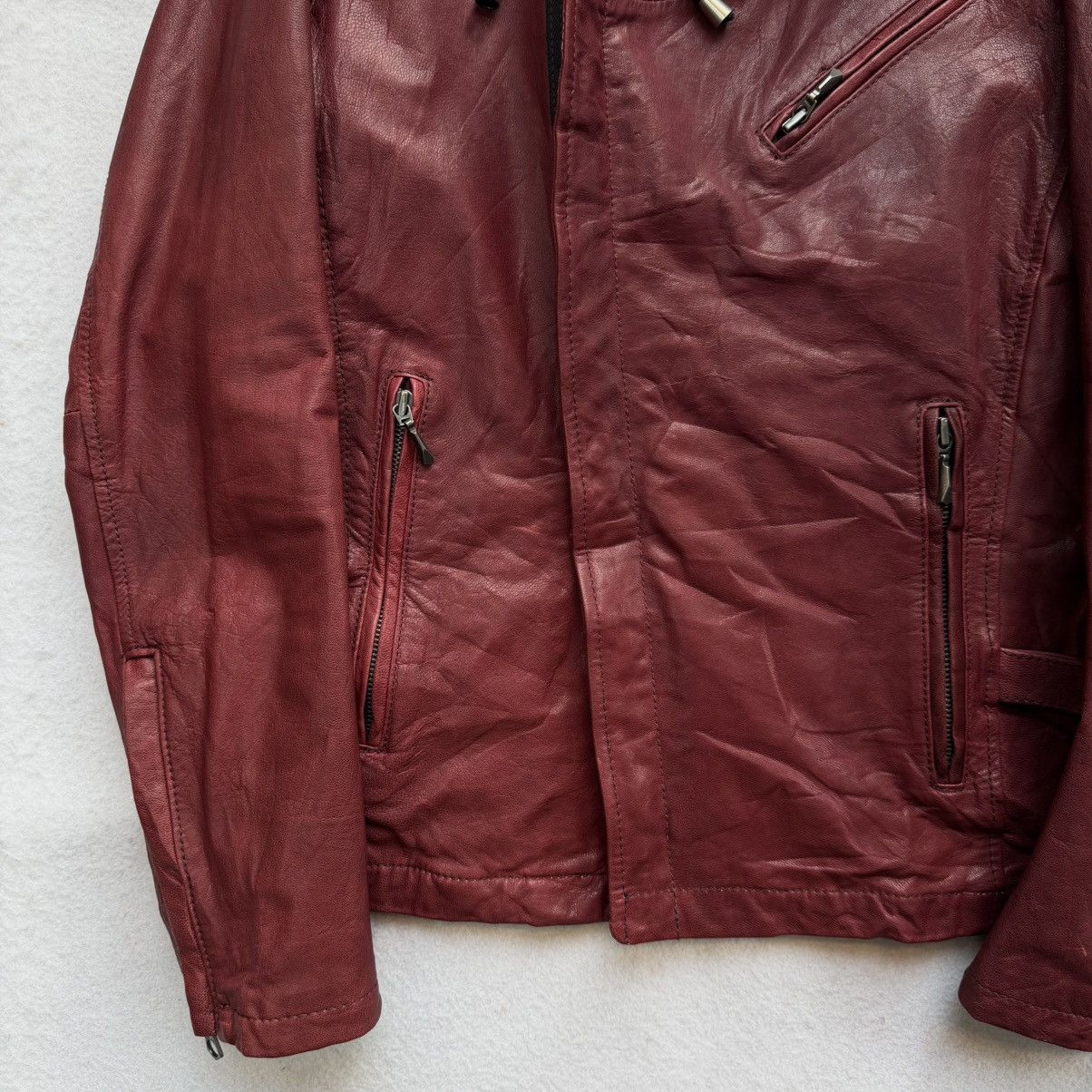 Katharine Hamnett London 2000s Katharine Hamnett "Alien Asymmetrical Goat Skin Jacket Size US M / EU 48-50 / 2 - 6 Thumbnail