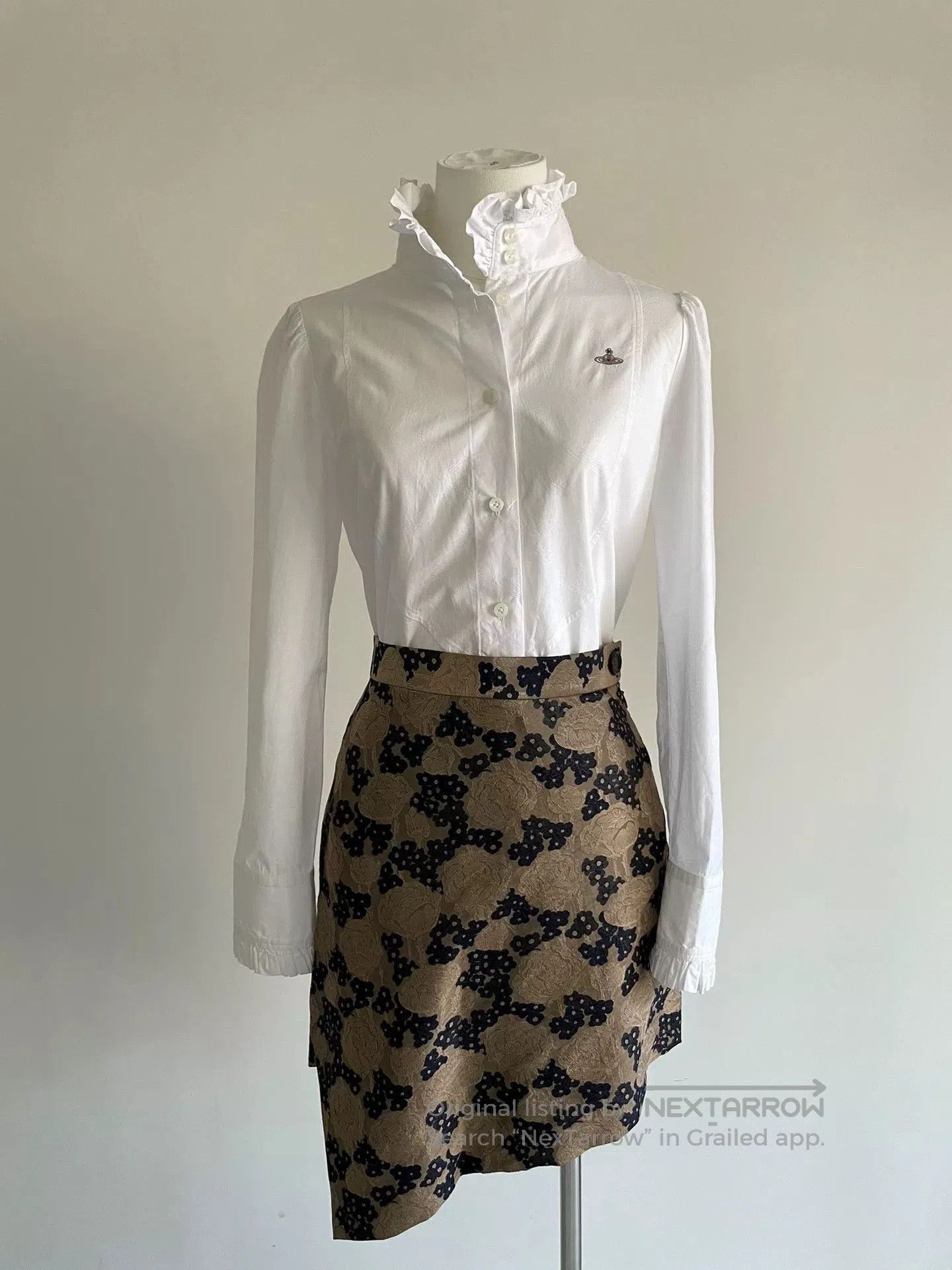 Vivienne Westwood vivienne westwood ruffled collar embroidered shirt. Size S / US 4 / IT 40 - 6 Thumbnail
