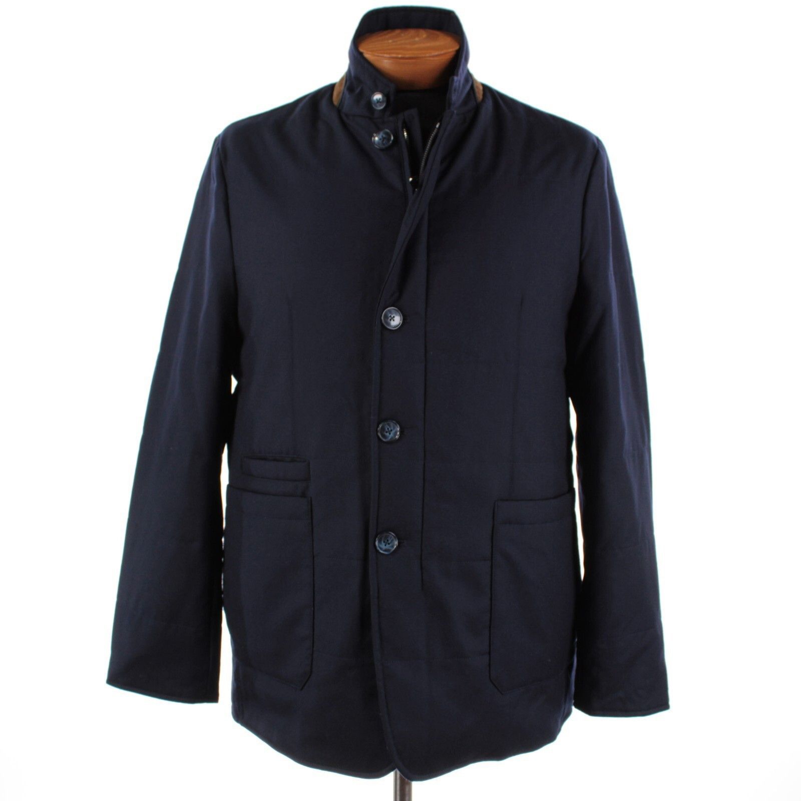 Zanella Zanella Coat Size XL US In Blue Wool Size US XL / EU 56 / 4 - 1 Thumbnail
