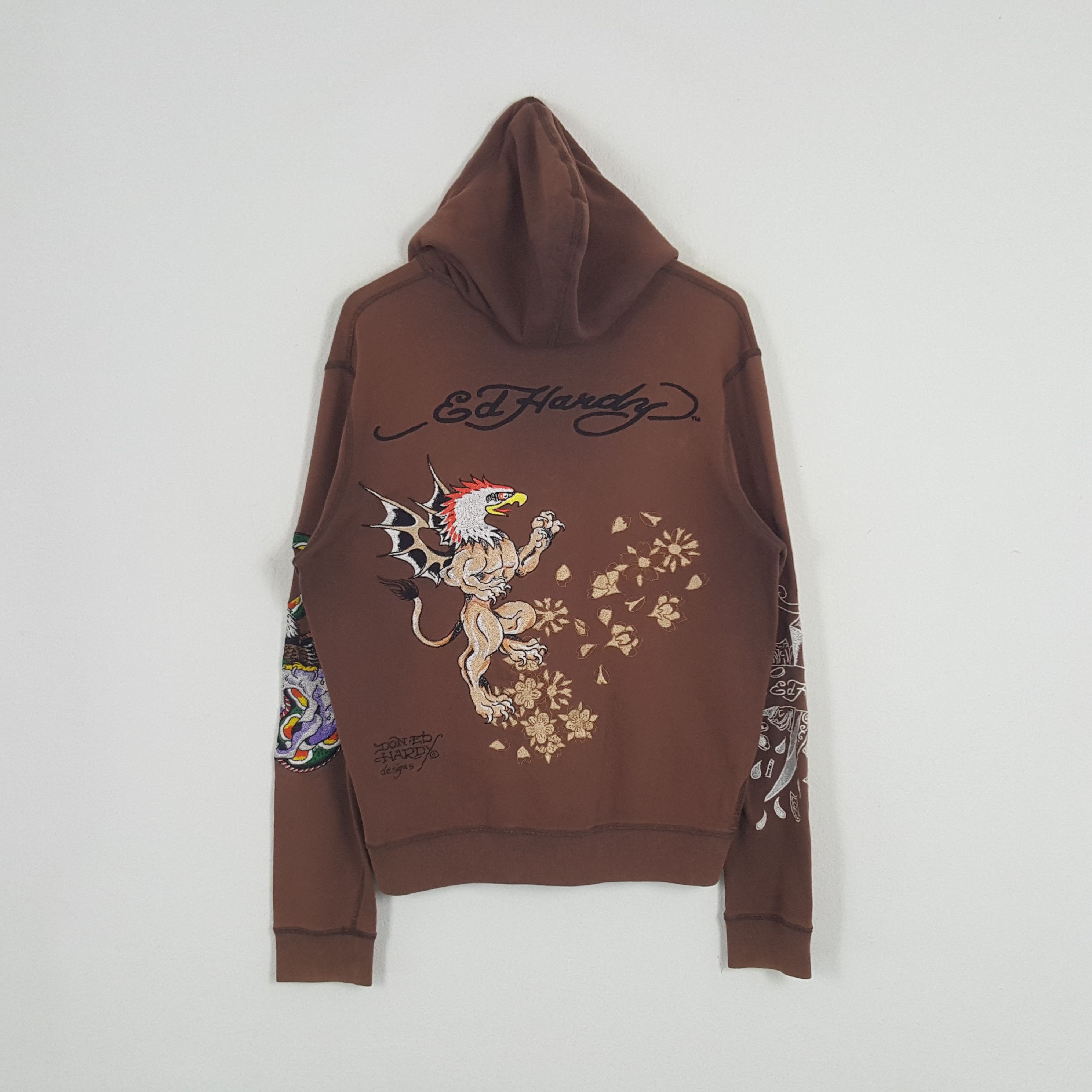 Christian Audigier Vintage Ed Hardy by Christian Audiger Designer Sweatshirt Size US L / EU 52-54 / 3 - 1 Thumbnail