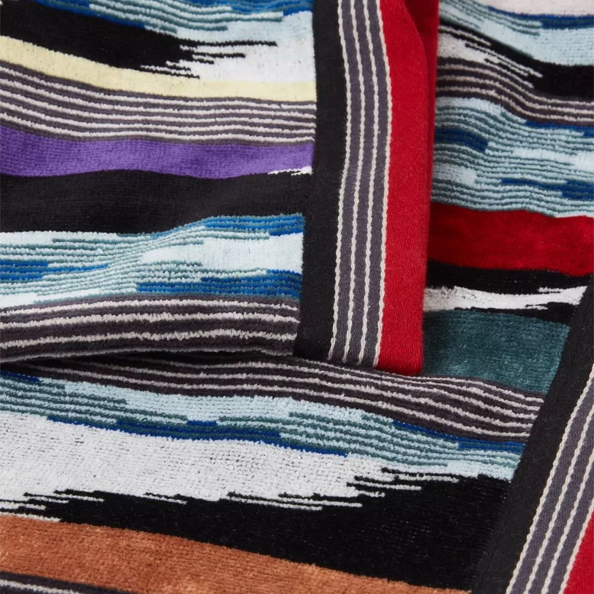 Missoni Missoni Clint Bath Towel In Terrycloth Size ONE SIZE - 3 Thumbnail