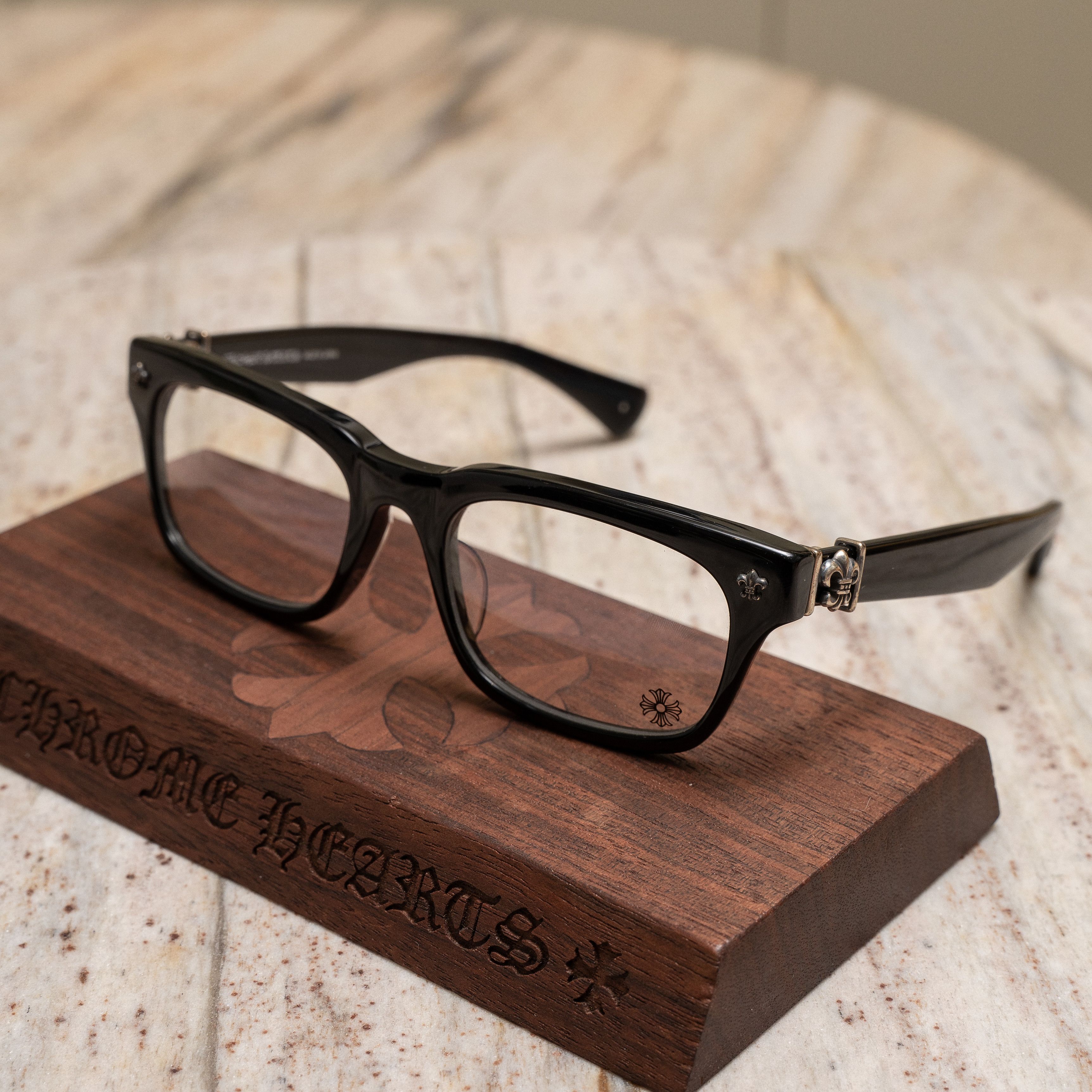 Chrome Hearts Gittin Any? Glasses in Tortoise Shell/Silver main image 0