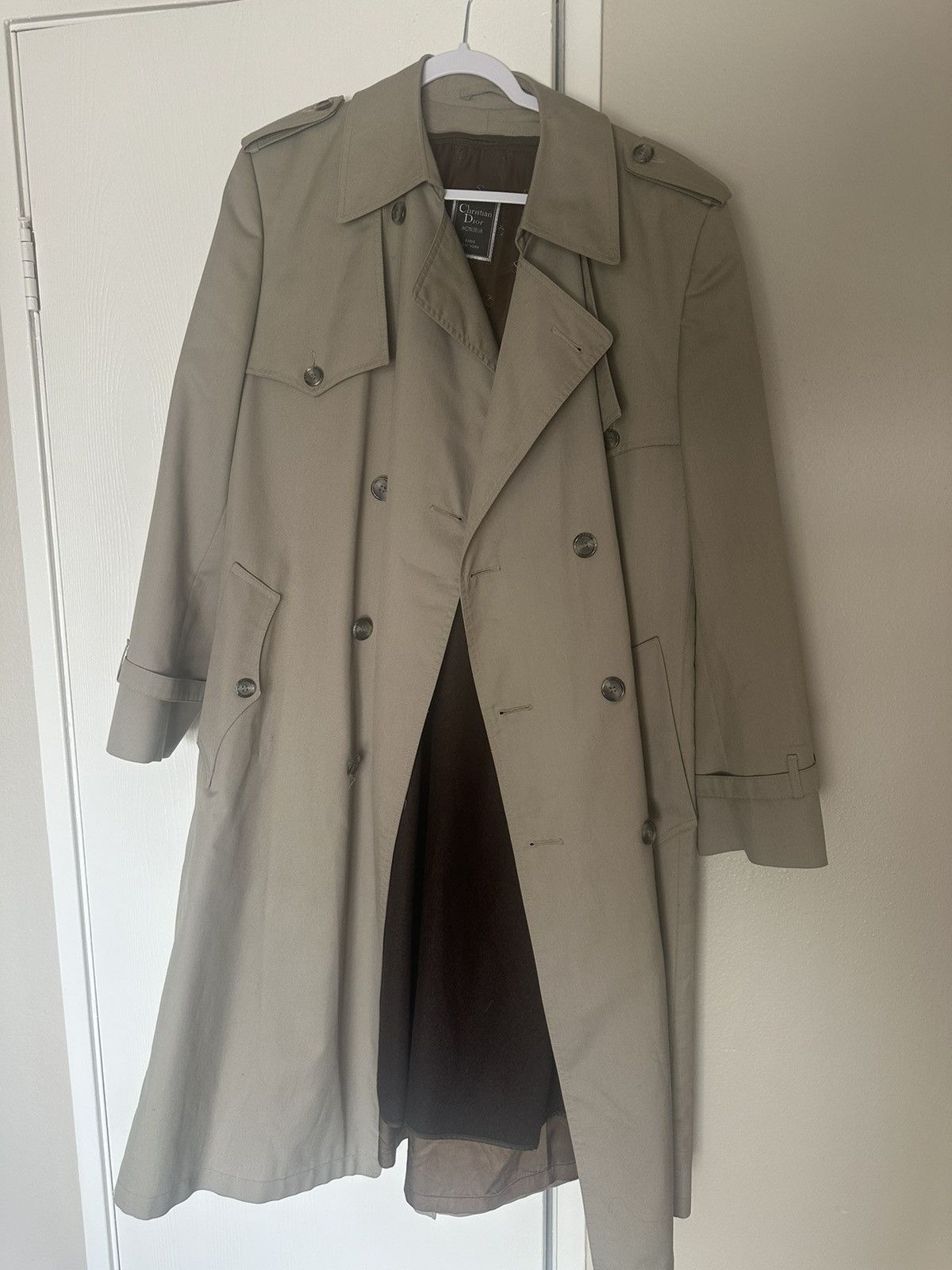 Christian Dior Monsieur × Dior Christian Dior Trench Coat Size US L / EU 52-54 / 3 - 1 Thumbnail