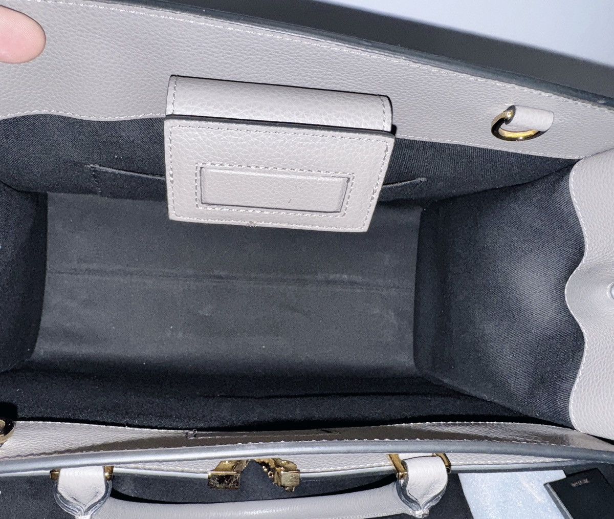 Versace Versace Virtus Top Handle Bag Taupe Grey BNWT Size ONE SIZE - 10 Thumbnail