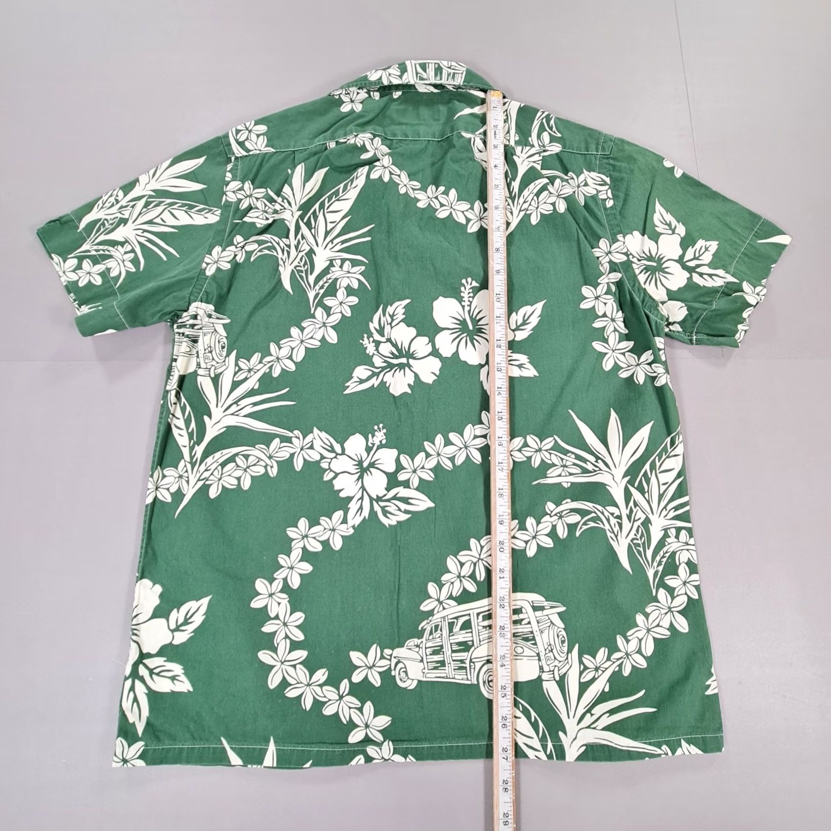 Polo Ralph Lauren Polo Ralph Lauren Shirt Green Medium Hawaiian Summer Floral Mens Spread Collar Size US M / EU 48-50 / 2 - 6 Thumbnail