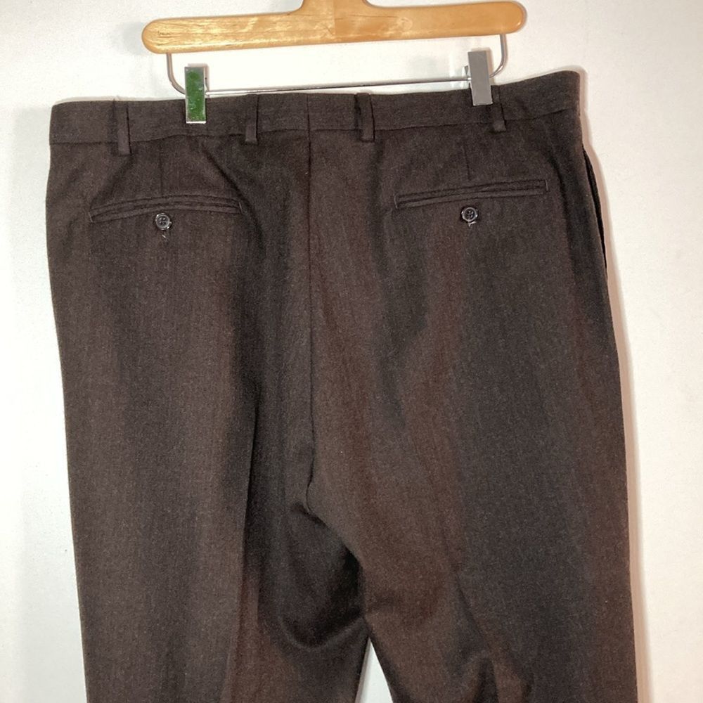 Ralph Lauren Lauren Ralph Lauren Mens 38 X 32 Brown Wool Dress Trousers Size US 38 / EU 54 - 7 Thumbnail
