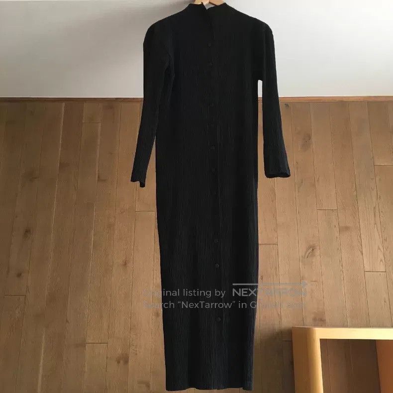 Issey Miyake Issey Miyake Long Sleeve Maxi Dress Size M / US 6-8 / IT 42-44 - 1 Thumbnail