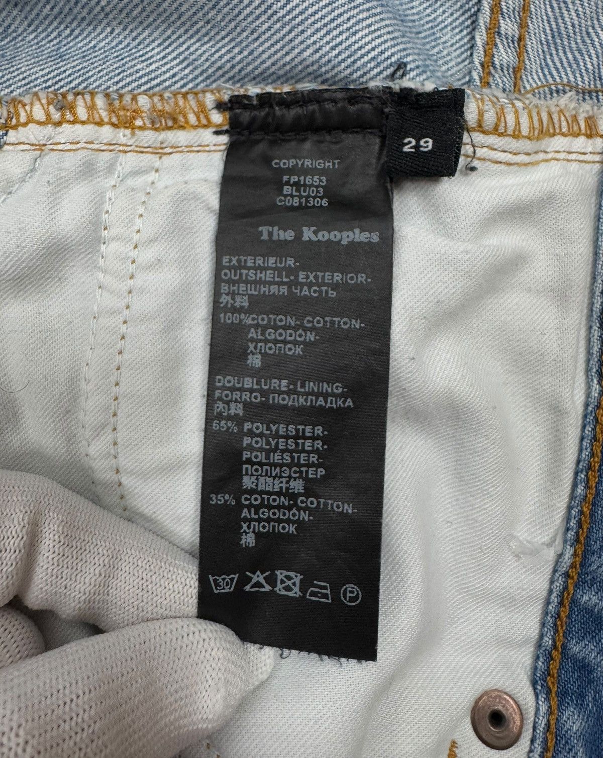 The Kooples The Kooples Nelly Boyfriend Jeans Relaxed Crop size 29 Size 29" - 18 Thumbnail