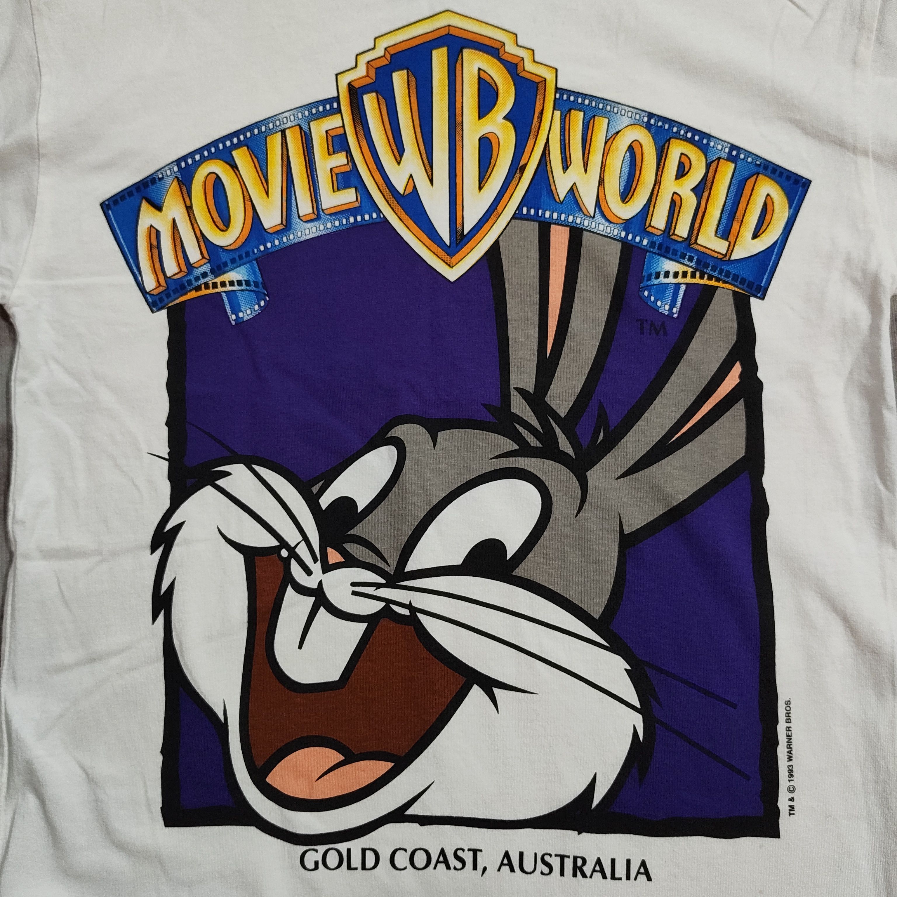Warner Bros Vintage 90s LOONEY TUNES Big Print Tshirt Size US S / EU 44-46 / 1 - 3 Thumbnail