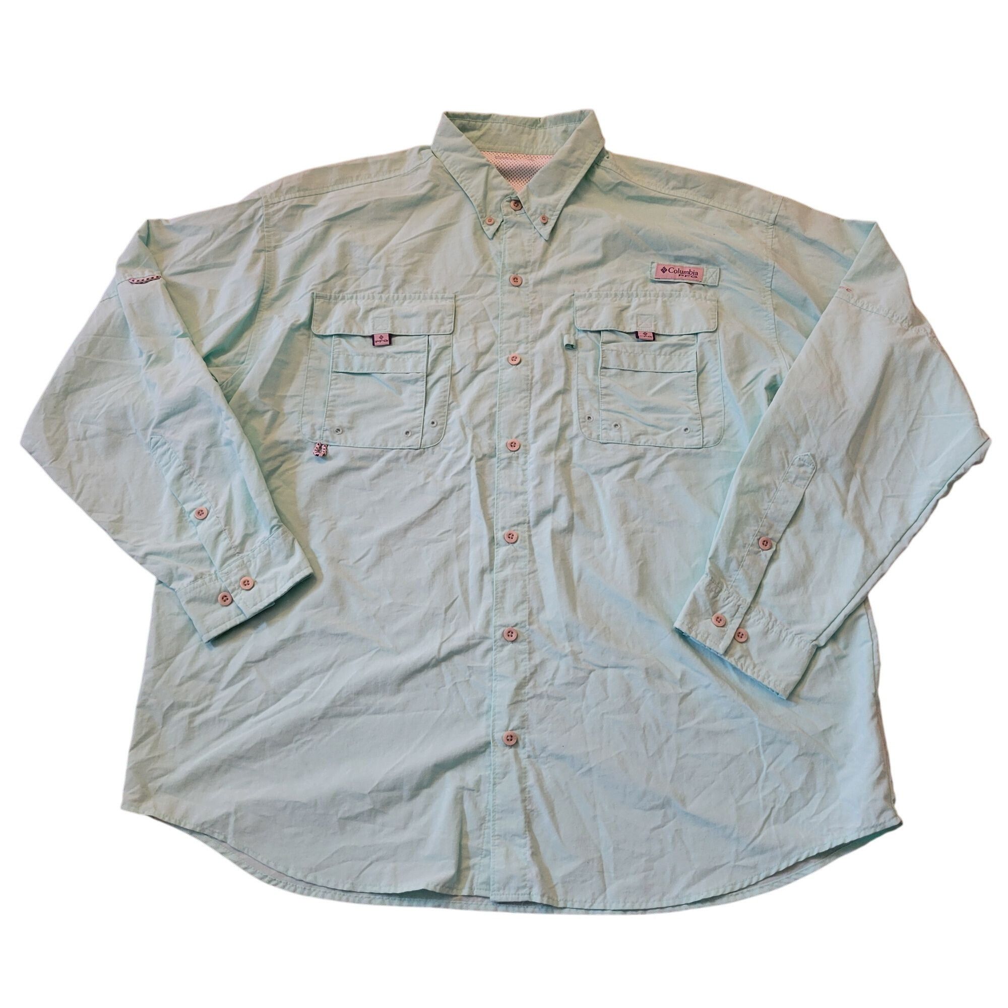 Columbia Columbia PFG Button Up Fishing Shirts XL Set Of 3 Green Blue Size US XL / EU 56 / 4 - 2 Thumbnail
