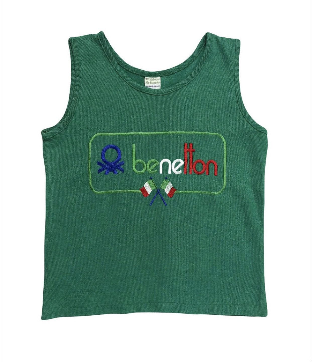 Vintage 💥Vintage Japanese United Of Benetton Tank Top Size S / US 4 / IT 40 - 1 Thumbnail
