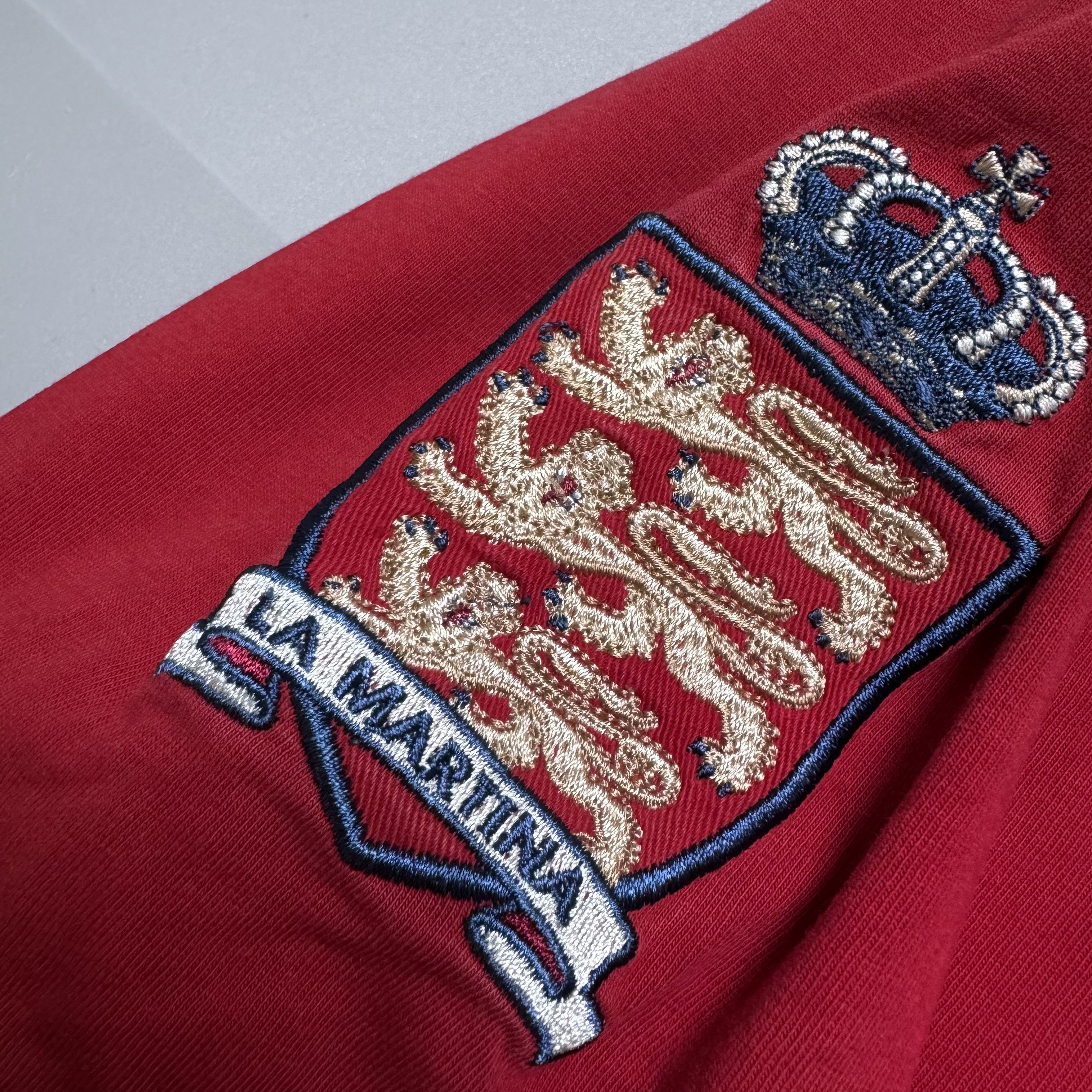 La Martina × Polo Ralph Lauren × Vintage LA MARTINA ENGLAND POLO TEAM CHIEF KEEF STYLE POLOS SHIRT Size US L / EU 52-54 / 3 - 5 Thumbnail