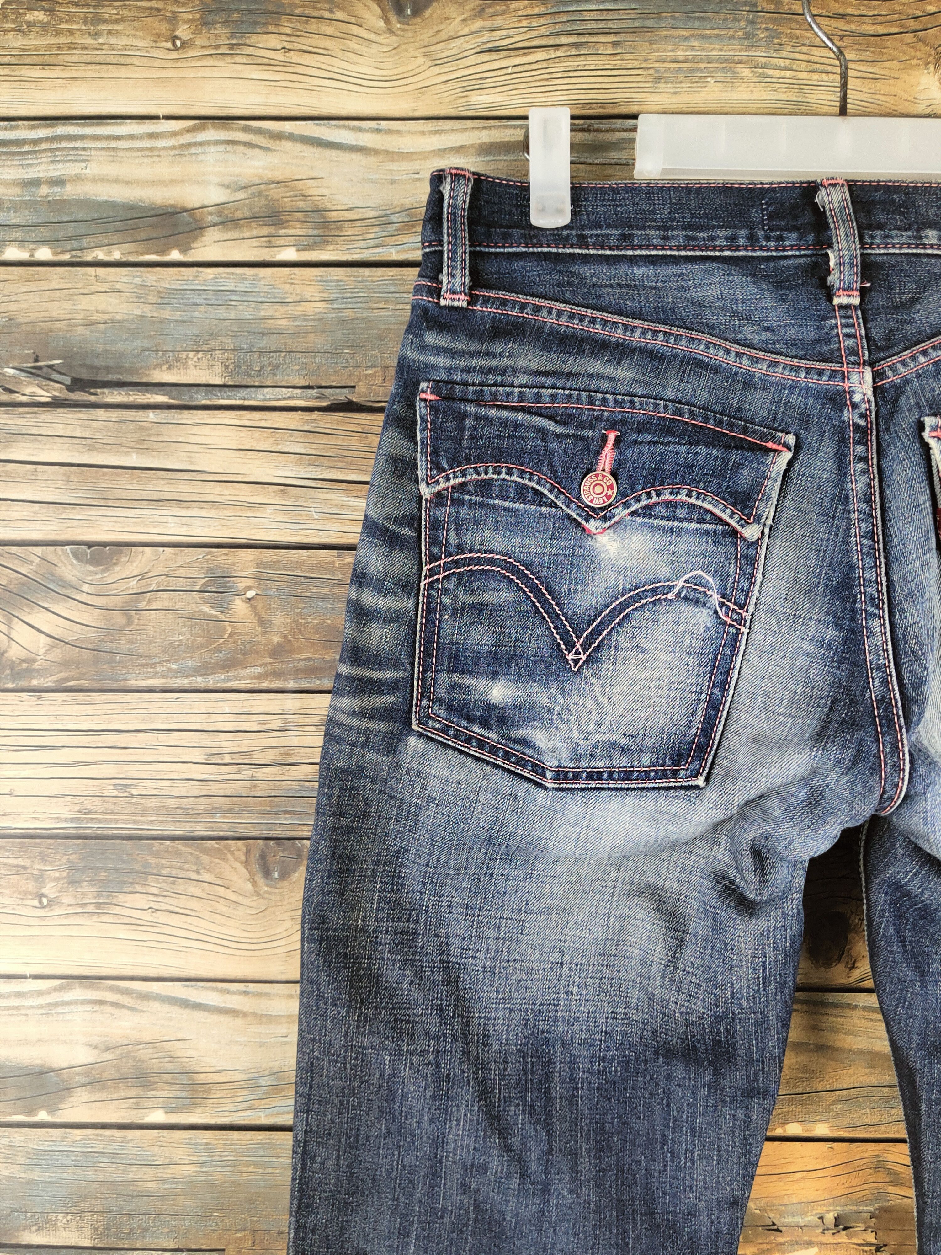 Levi's 502 Levi's Dark Blue Distressed Ripped Jeans #S2812 Size US 31 - 9 Thumbnail