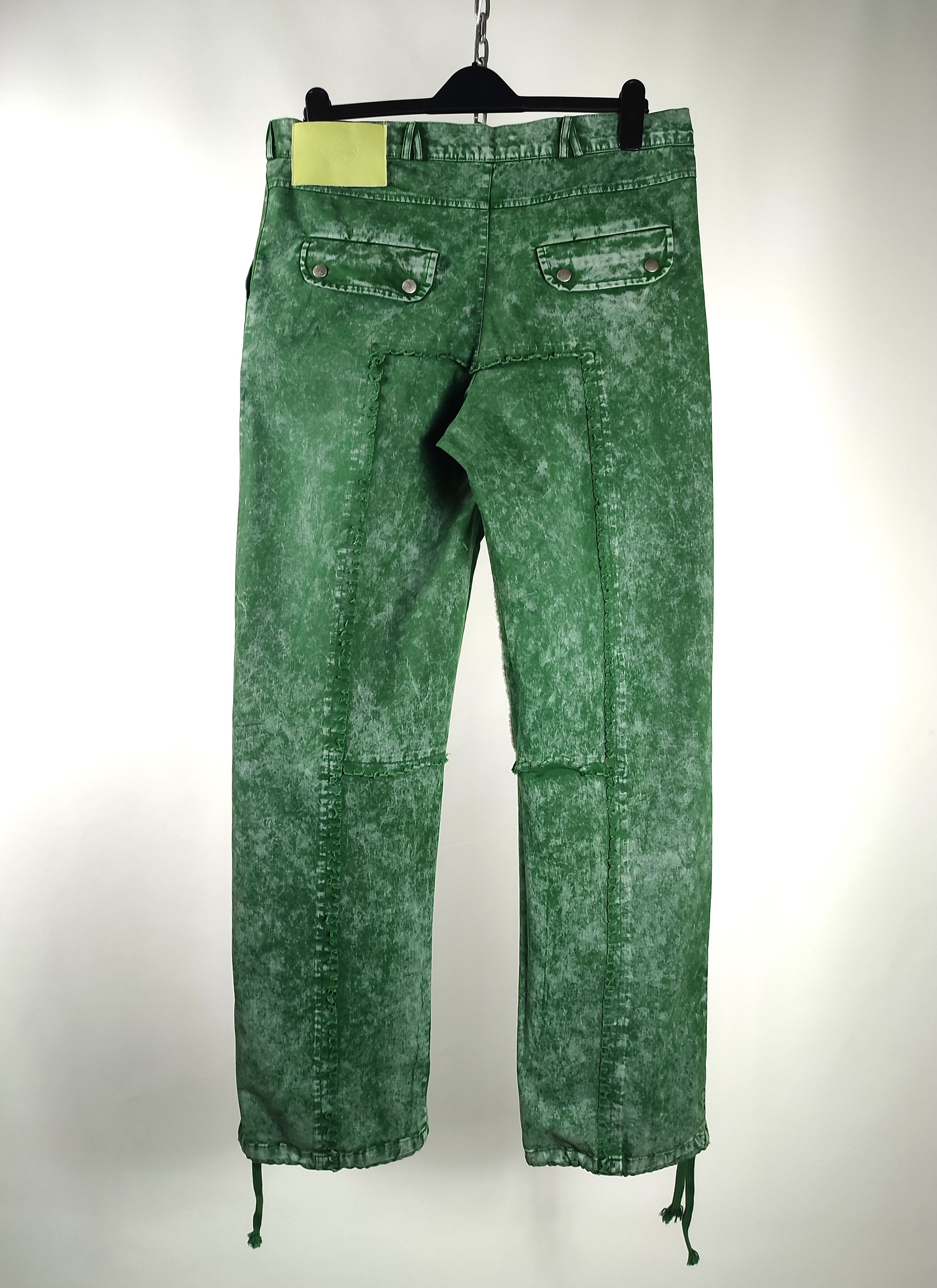If Six Was Nine Atelier d’Roupa Patchwork Corduroy Garment Dyed Cargo Pants Size US 33 - 10 Thumbnail