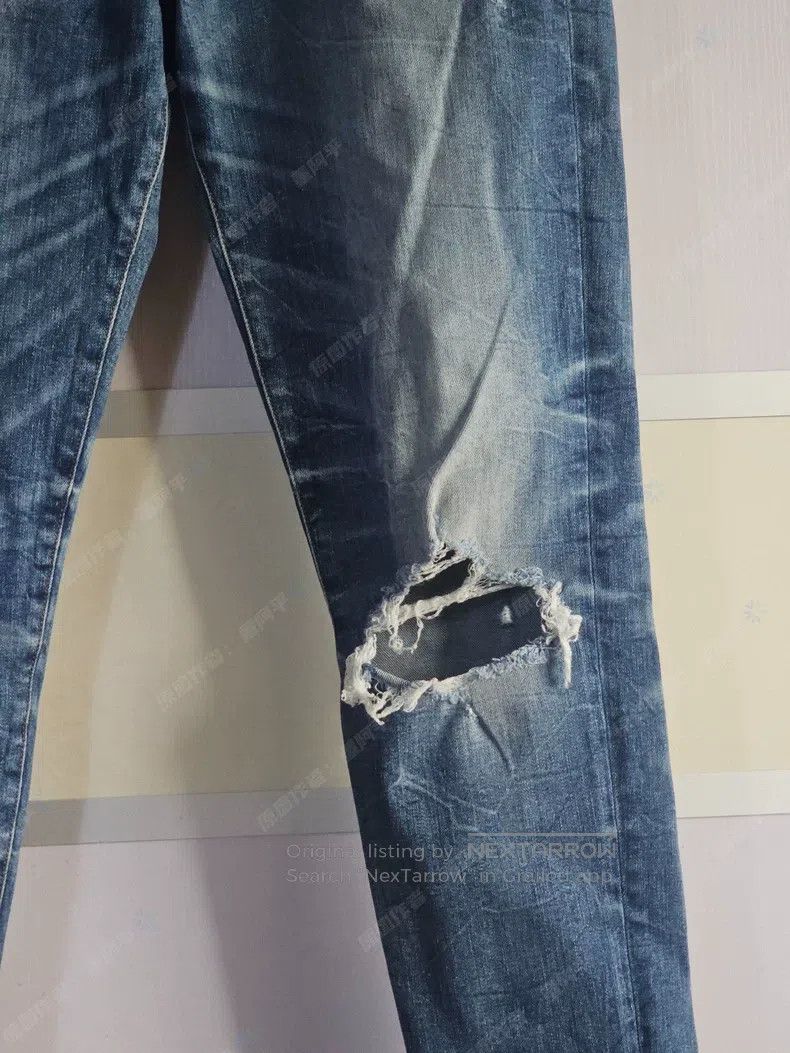 Amiri Amiri Washed Hole Denim Jeans Size US 33 - 3 Thumbnail