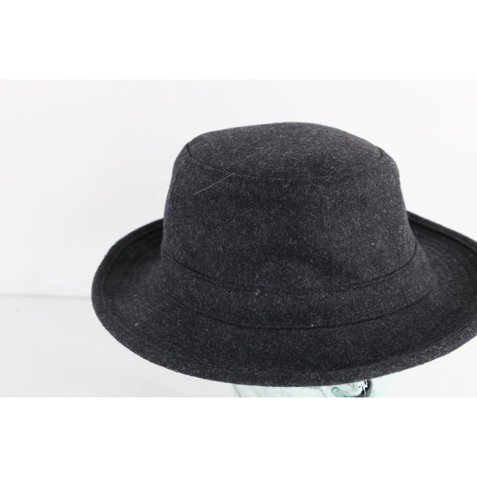 Vintage Duluth Trading Co Blank Wool Blend Winter Crusher Fedora Hat Size ONE SIZE - 3 Thumbnail