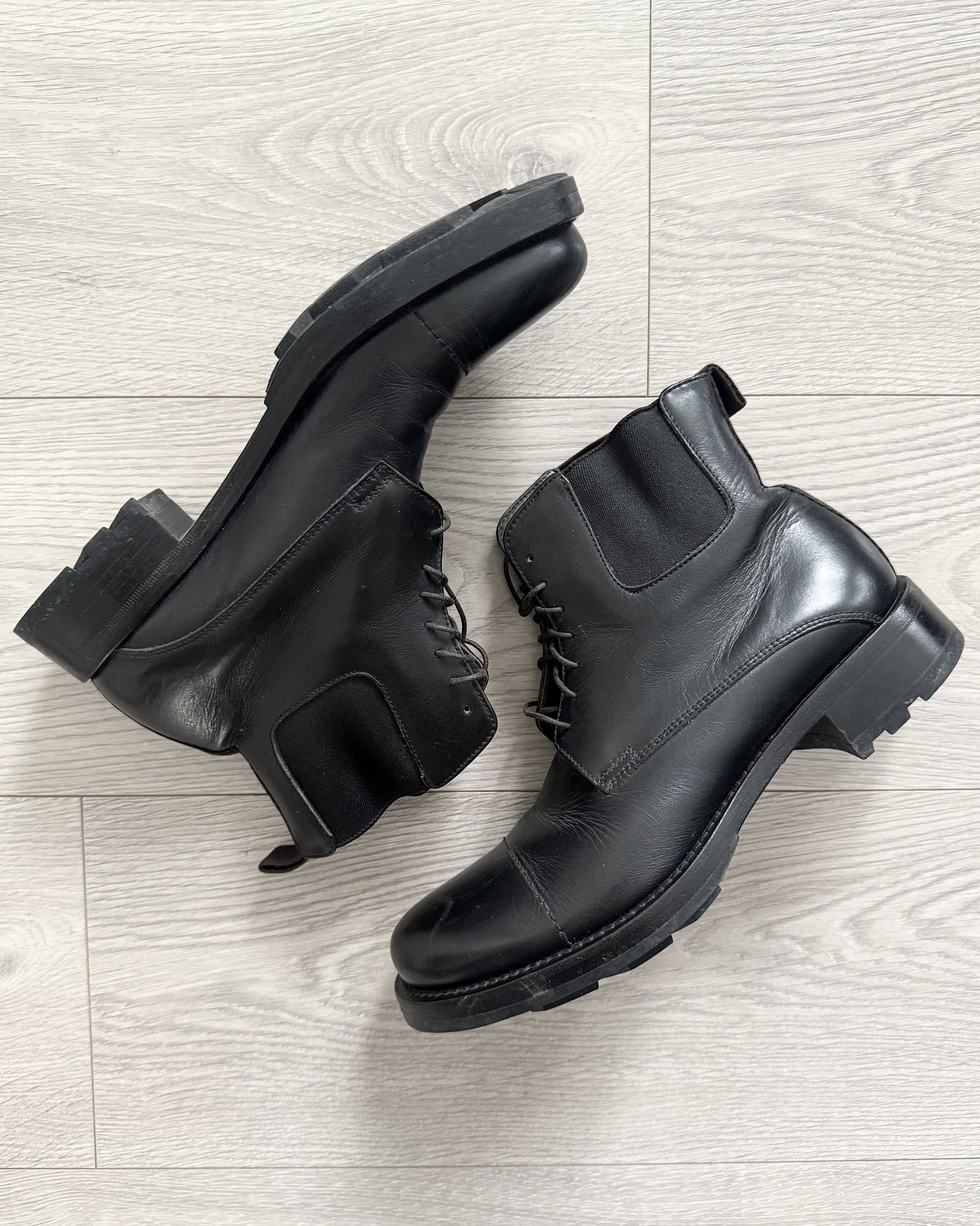 Miu Miu Miu Miu FW2002 Leather Lace Up Boots Size US 9 / IT 39 - 2 Thumbnail