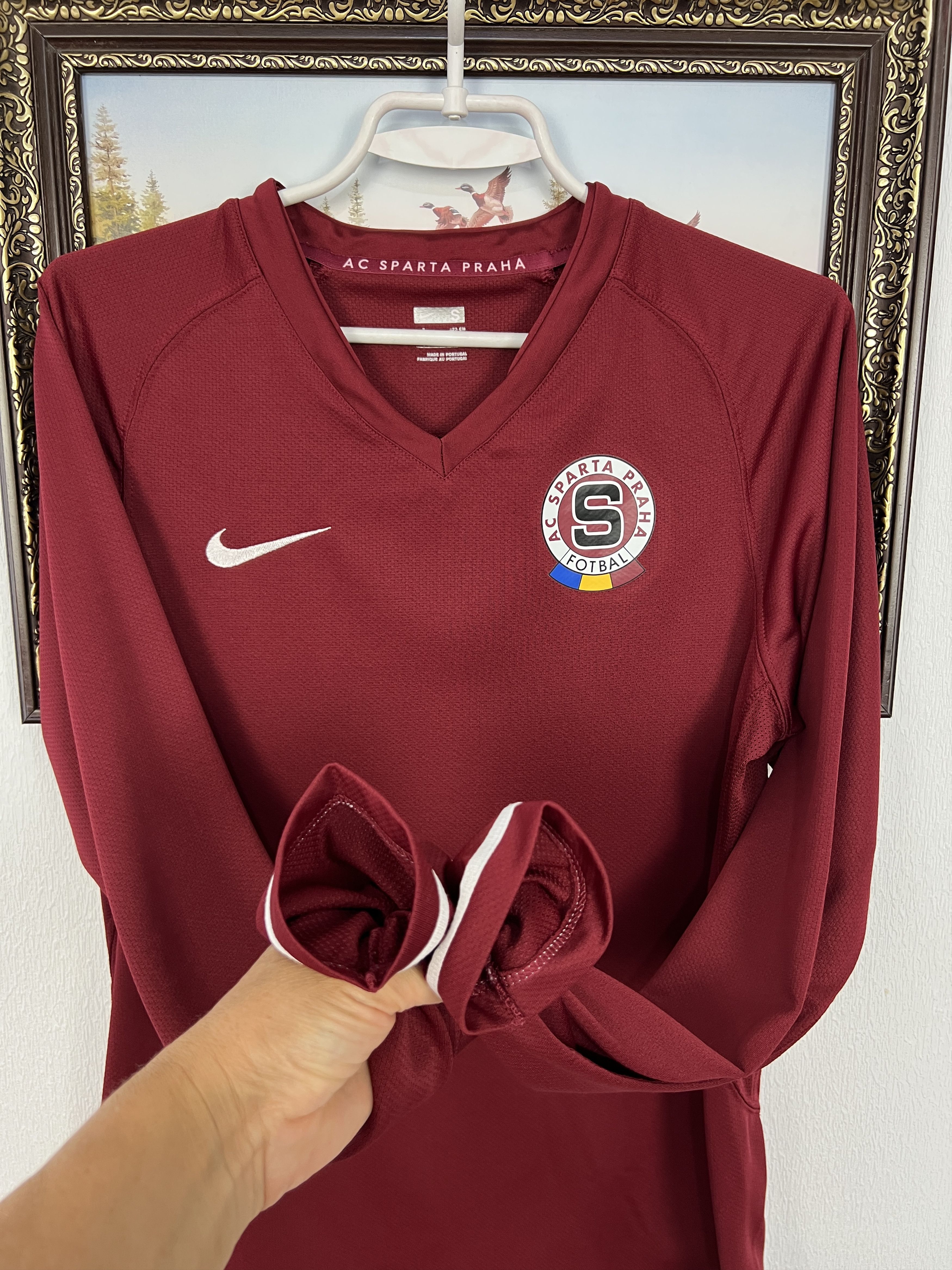 Nike Sparta Praha football Shirt 2008 Soccer Nike Long Sleeve Size US S / EU 44-46 / 1 - 6 Thumbnail