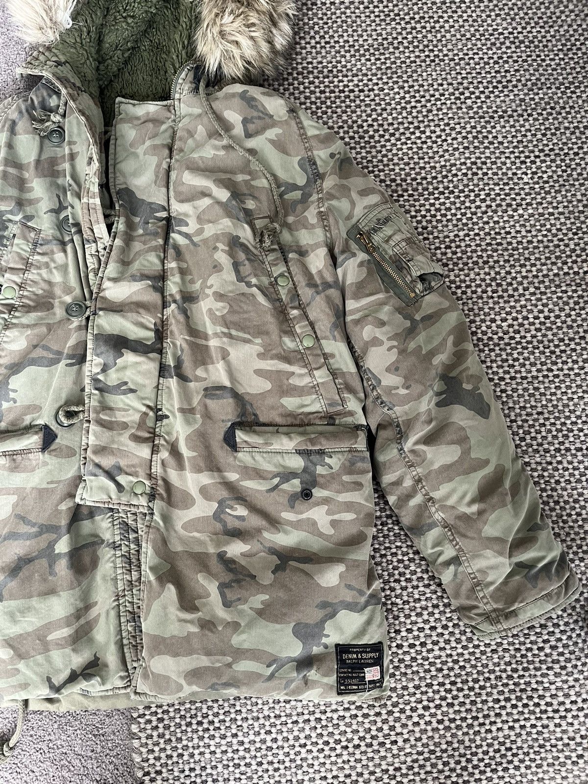 Denim & Supply Ralph Lauren Camo Down Parka Size US S / EU 44-46 / 1 - 3 Thumbnail