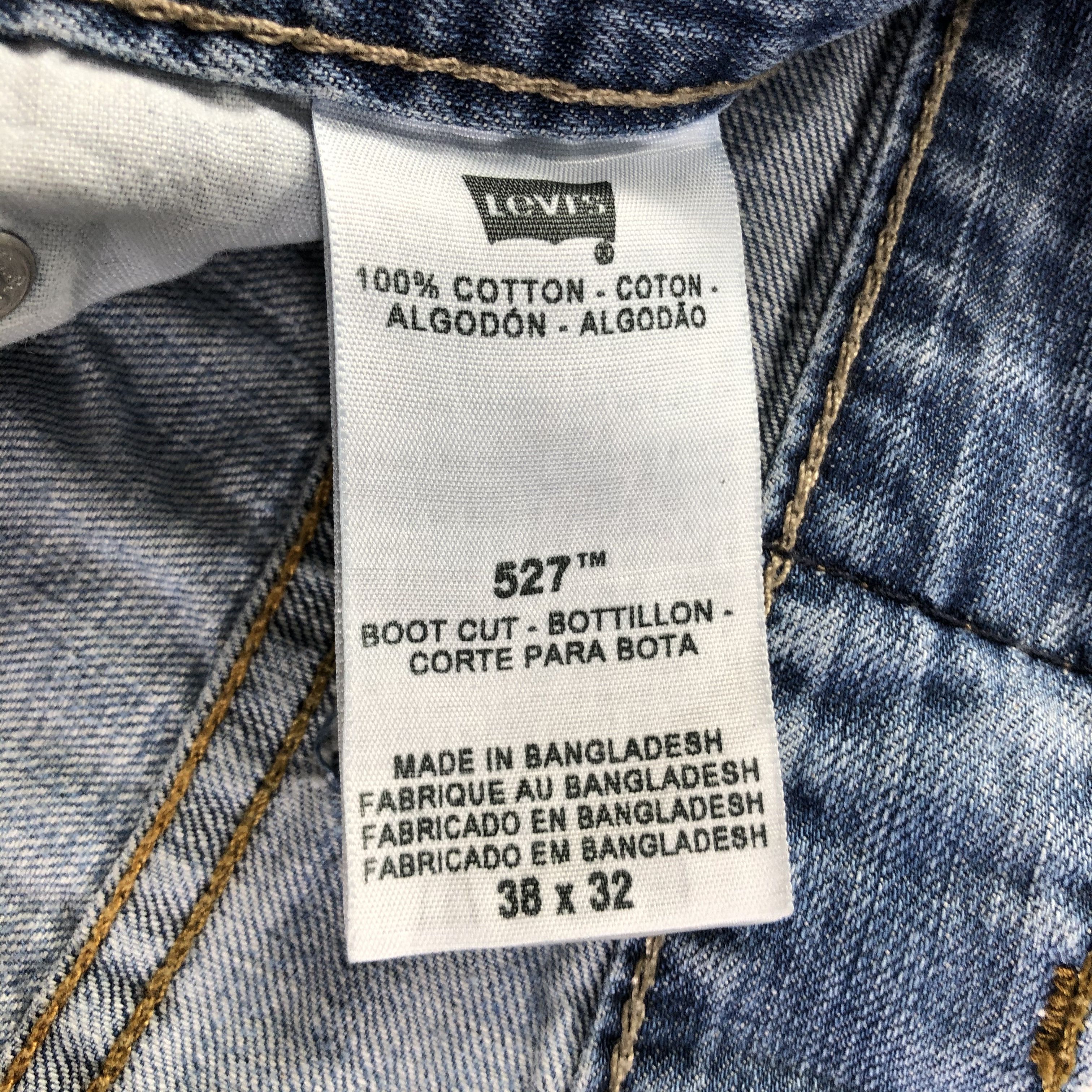 Levi's Vintage Blue Wash Levis 527 Jeans-J3531 Size US 40 / EU 56 - 11 Thumbnail