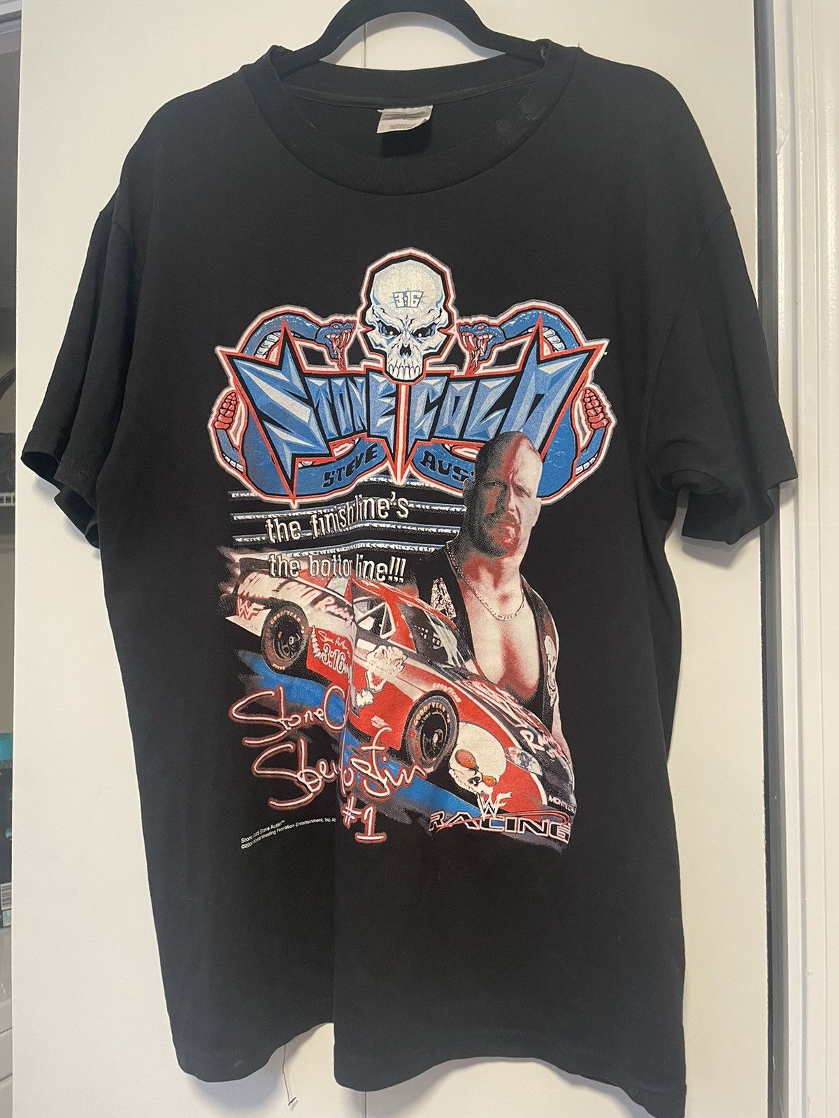 Vintage × WWE Vintage Stone Cold NASCAR Size US L / EU 52-54 / 3 - 1 Thumbnail