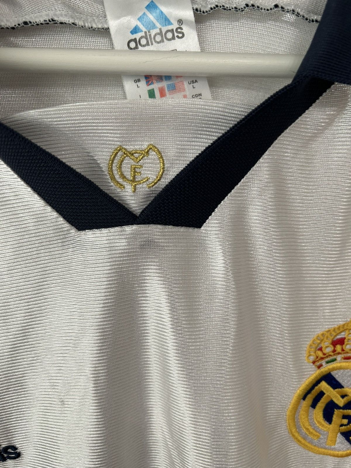 Adidas Adidas Real Madrid Vintage Home Jersey Teka 1998–2001–Size L Size US L / EU 52-54 / 3 - 9 Thumbnail