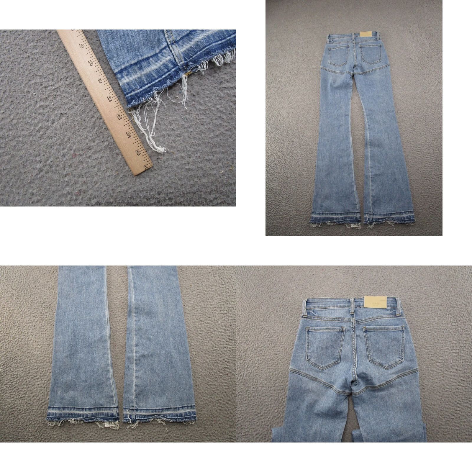 Denime Artemis Jeans Women Flared Denim 25 Blue Stretch 5-Pocket Regular Size 3/25 Vintage Hughesing? Size 42" / US 20 - 9 Thumbnail