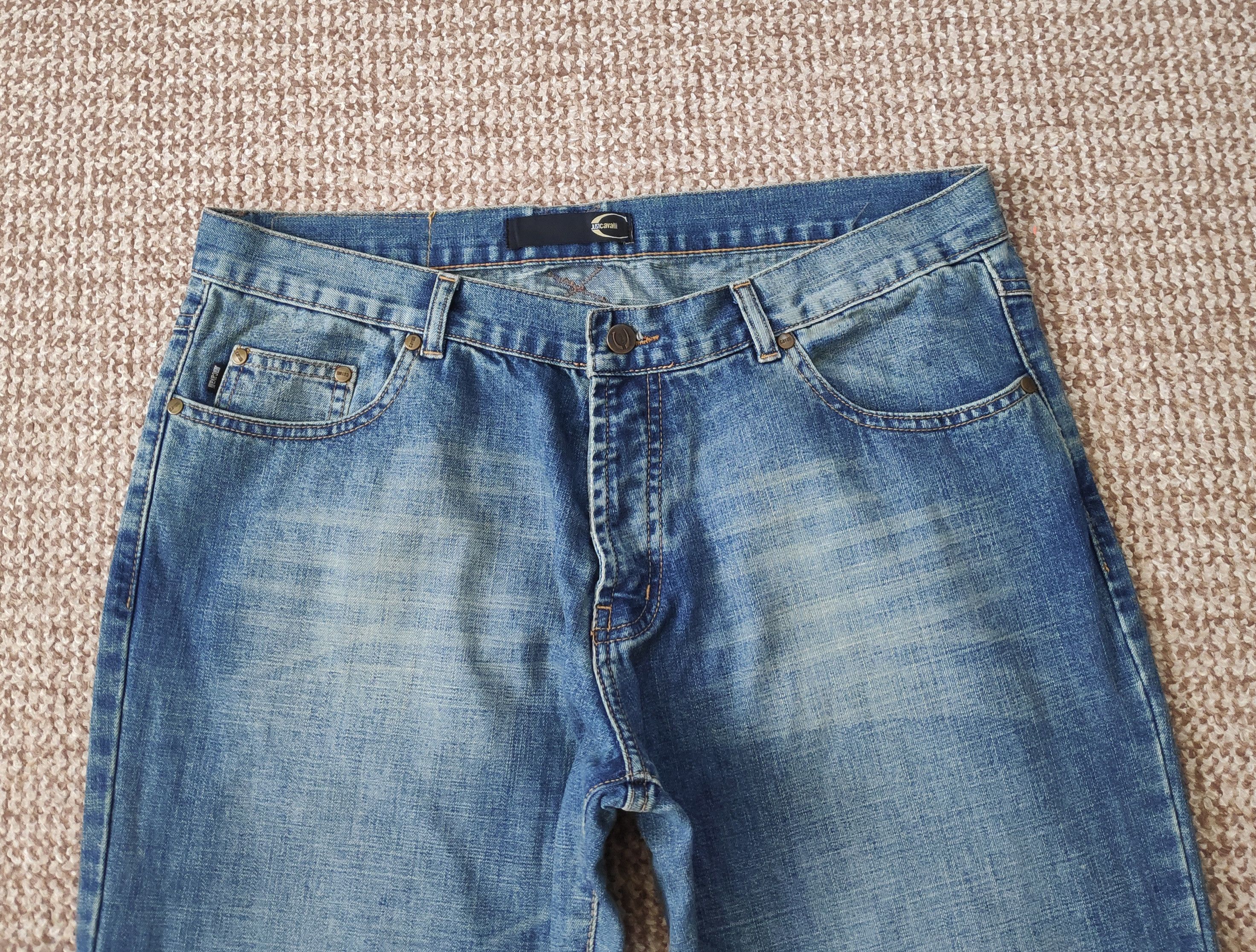 Just Cavalli Vintage Just Cavalli Wide Loose Fit Denim Jeans Big Logo Size US 36 / EU 52 - 4 Thumbnail