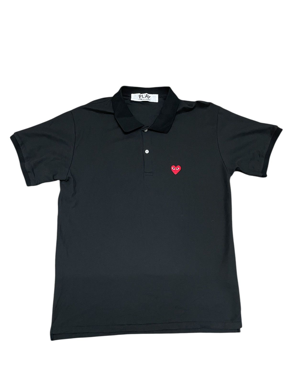 Comme des Garcons Comme Des Garcons CDG play Polo Tee Size US L / EU 52-54 / 3 - 1 Thumbnail