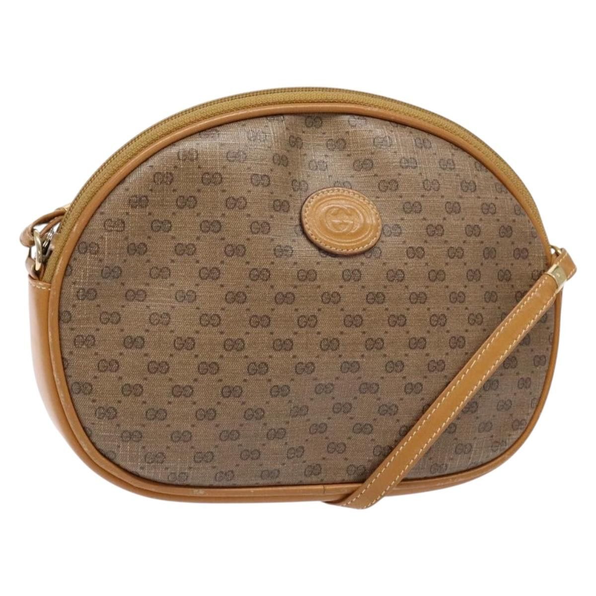 Gucci GUCCI Micro GG Supreme Shoulder Bag Pvc Beige Gold Size ONE SIZE - 1 Thumbnail