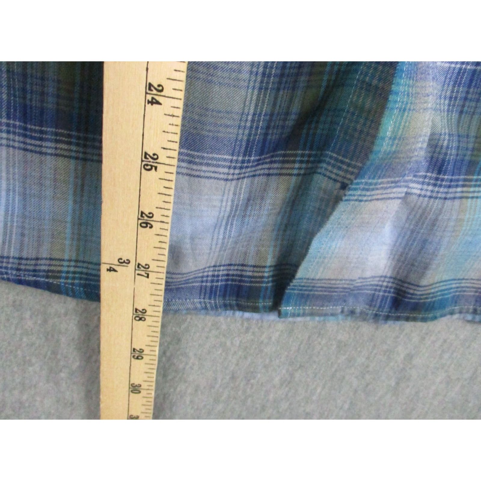 Vintage Kuhl The Law Flannel Shirt Plaid Blue Men's Medium Long Sleeve Shirt M Blue Plaid Logo Button-Up Casual Size US M / EU 48-50 / 2 - 6 Thumbnail