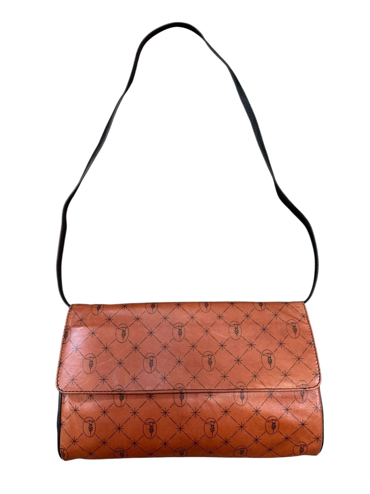 Trussardi RARE VINTAGE TRUSSARDI MONOGRAM SHOULDER BAG Size ONE SIZE - 2 Thumbnail