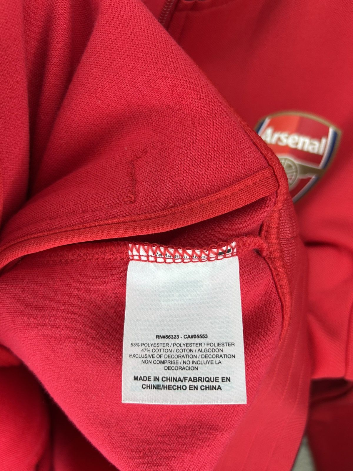 Nike Nike Arsenal 2012 Zip Up Training Jacket Size US M / EU 48-50 / 2 - 8 Thumbnail