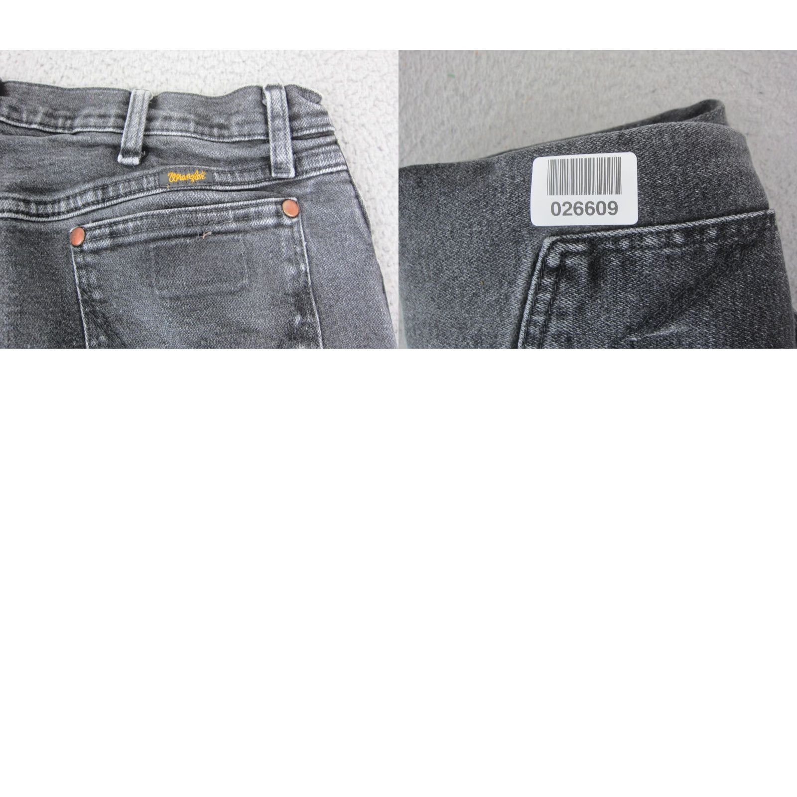 Wrangler Wrangler Jeans Slim Straight Denim 36x30 Black 5-Pocket stretch Cowboy Mens Regular Gear & Logo Zipper Denim Wash Dark Vintage: No Size US 36 / EU 52 - 10 Thumbnail