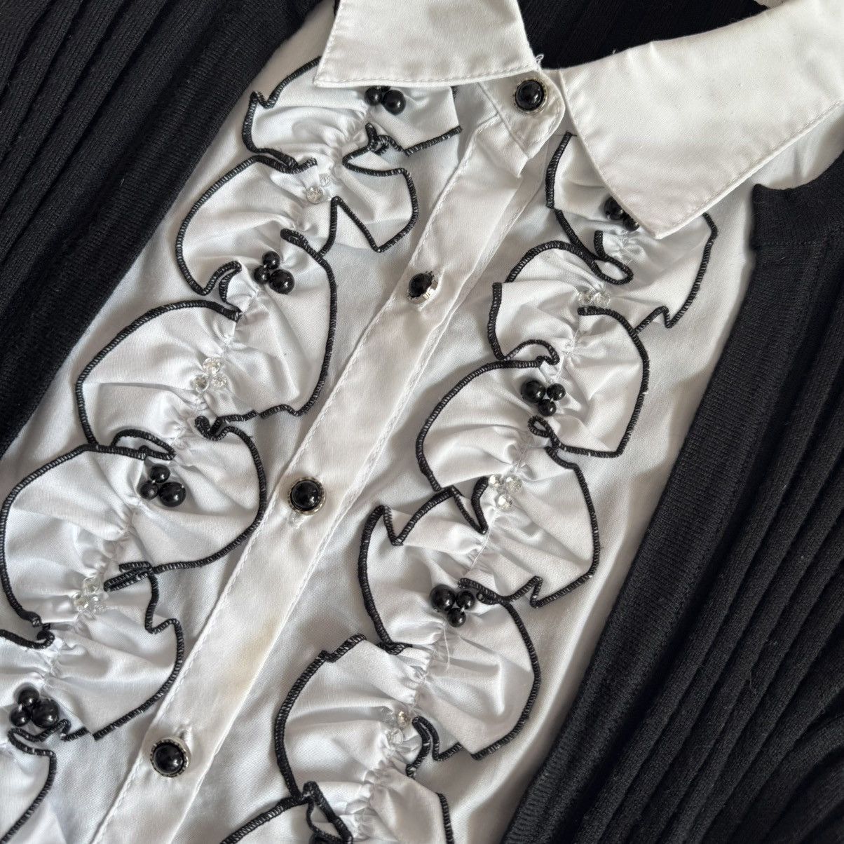 Hysteric Glamour Opium Y2K Vintage Amazing Long Sleeve Blouse Size L / US 10 / IT 46 - 6 Thumbnail