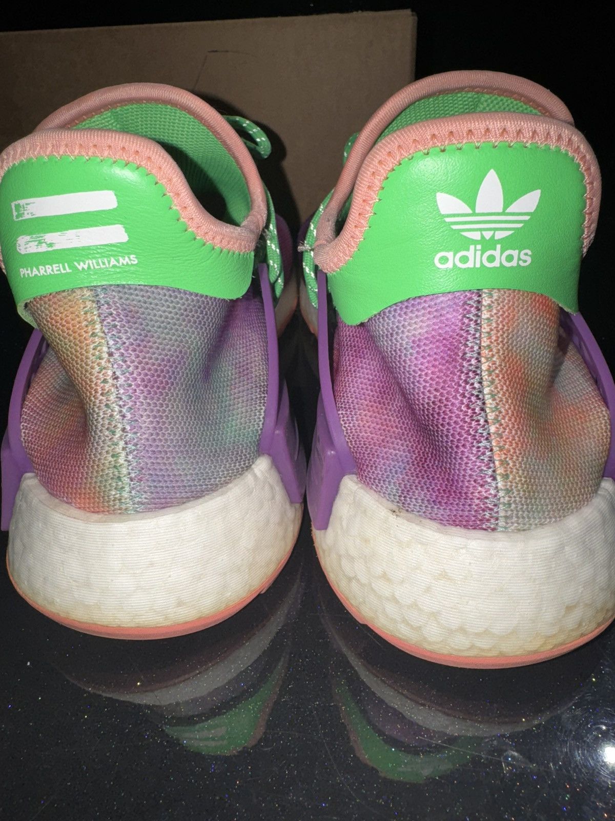 Adidas × Pharrell Pharrell x Adidas NMD Human Race Trail ‘Holi Festival’ Size US 12 / EU 45 - 4 Thumbnail