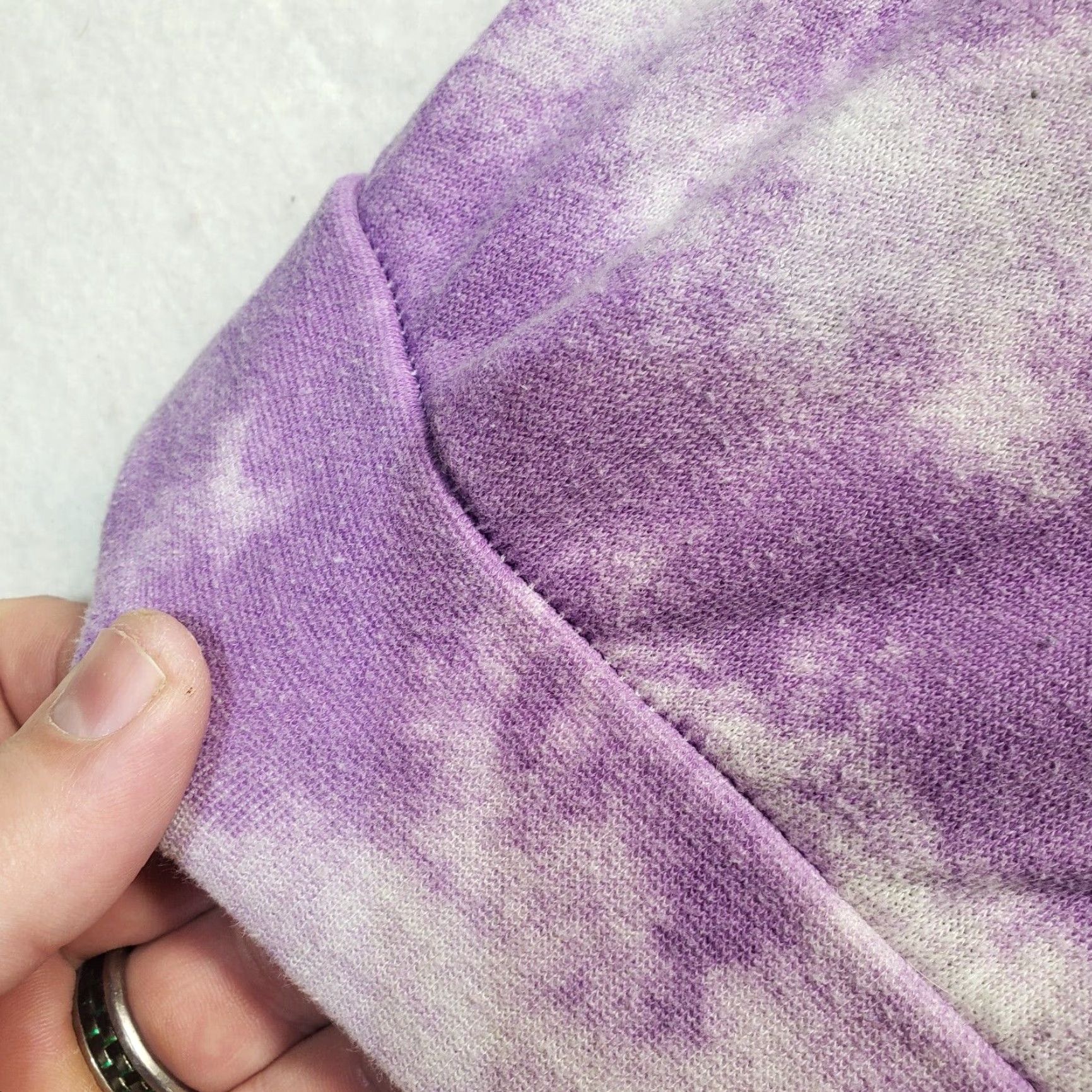 Vintage Looney Tunes Pullover Sweatshirt Women XL Purple Tie Dye Bugs Tweety Taz Shirt Size XL / US 12-14 / IT 48-50 - 3 Thumbnail