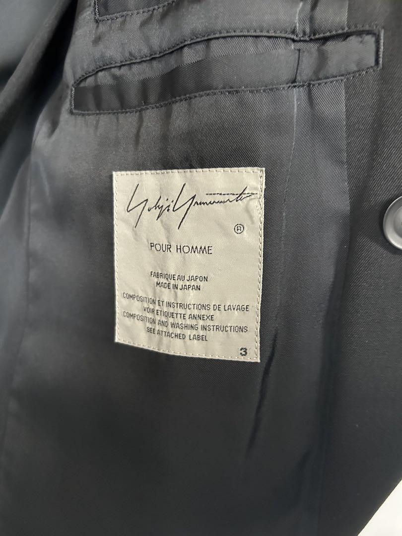 Yohji Yamamoto Yohji Yamamoto POUR HOMME Doctor Jacket TUXEDO Size US L / EU 52-54 / 3 - 4 Thumbnail