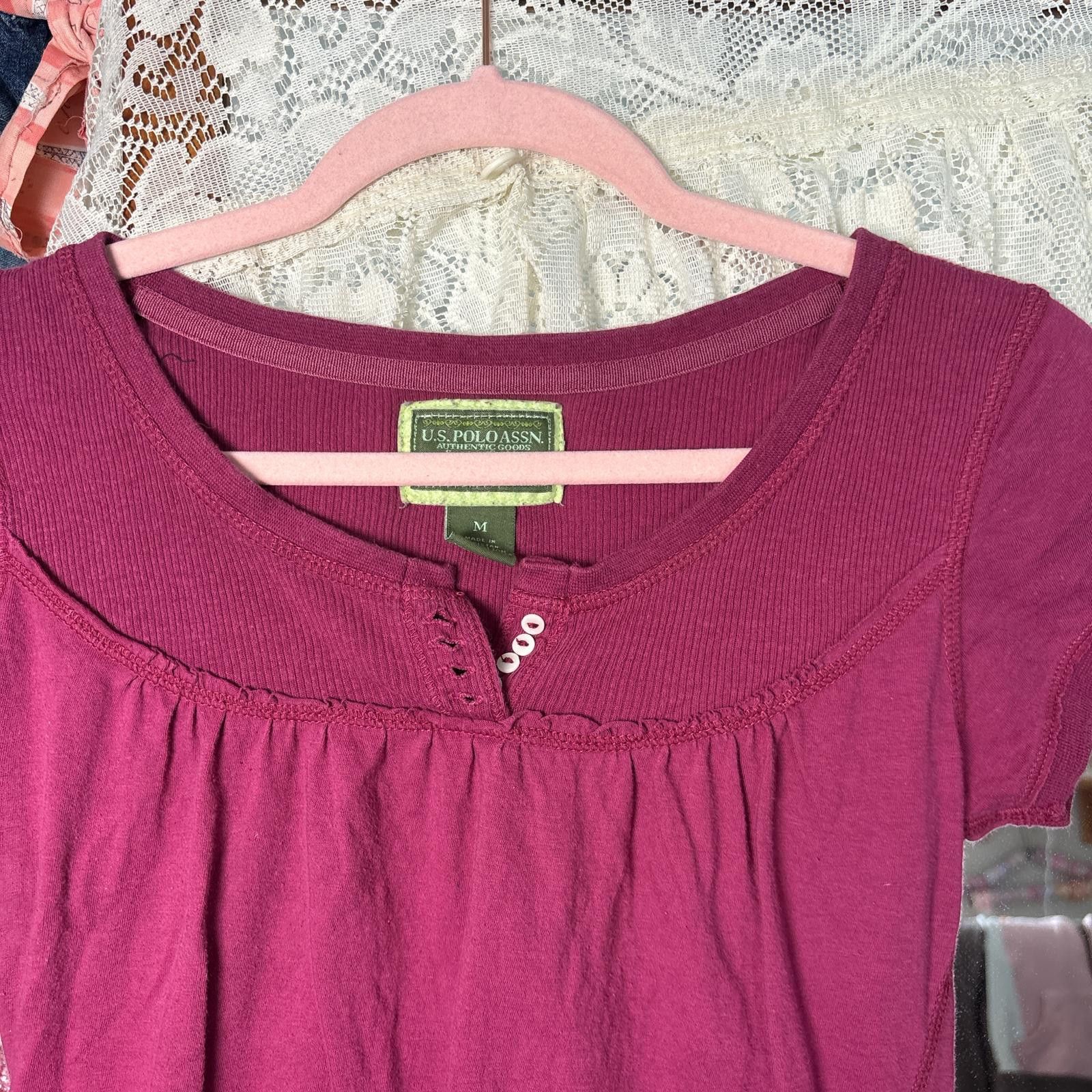 U.S. Polo Assn. y2k vintage ralph lauren babydoll top Size M / US 6-8 / IT 42-44 - 4 Thumbnail