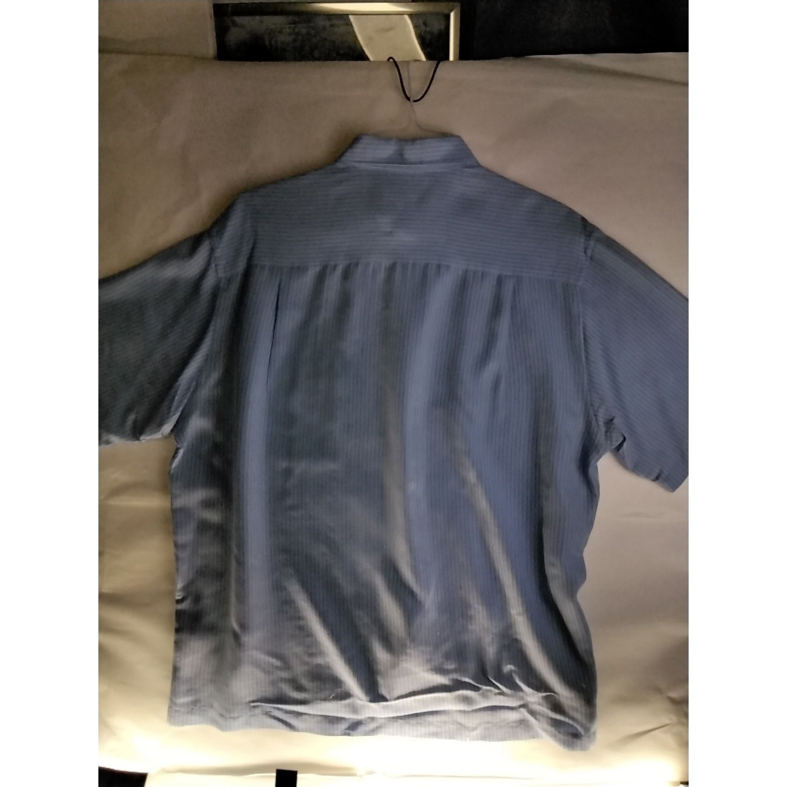 Alfani Alfani short Sleeve Shirt, Blue/White Print Design XL Size US XL / EU 56 / 4 - 6 Thumbnail