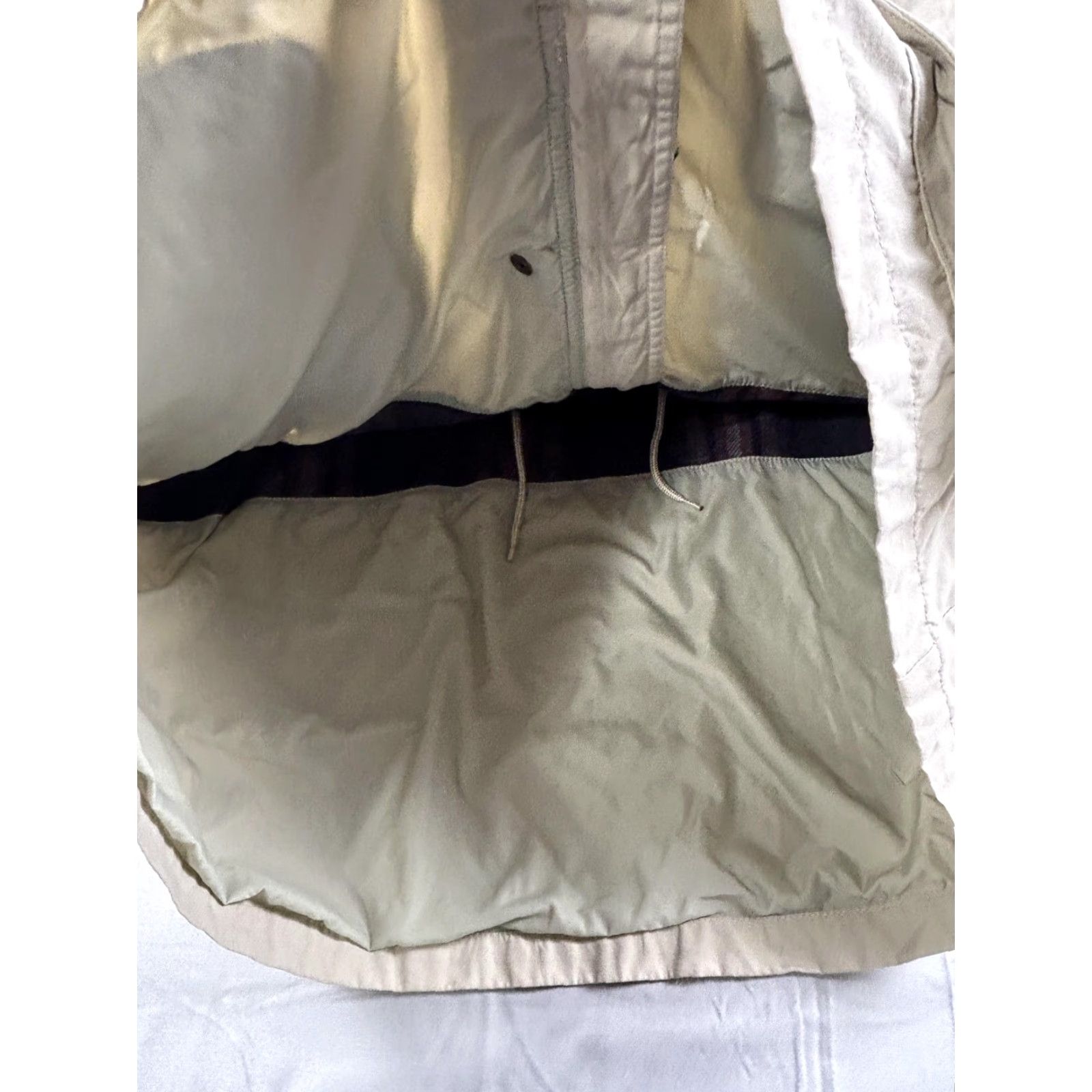 Eddie Bauer VINTAGE Eddie Bauer Coat Mens XL Beige Wool Lined Parka 90s 80s Cotton Outer Shell Zip Pockets Size US XL / EU 56 / 4 - 7 Thumbnail